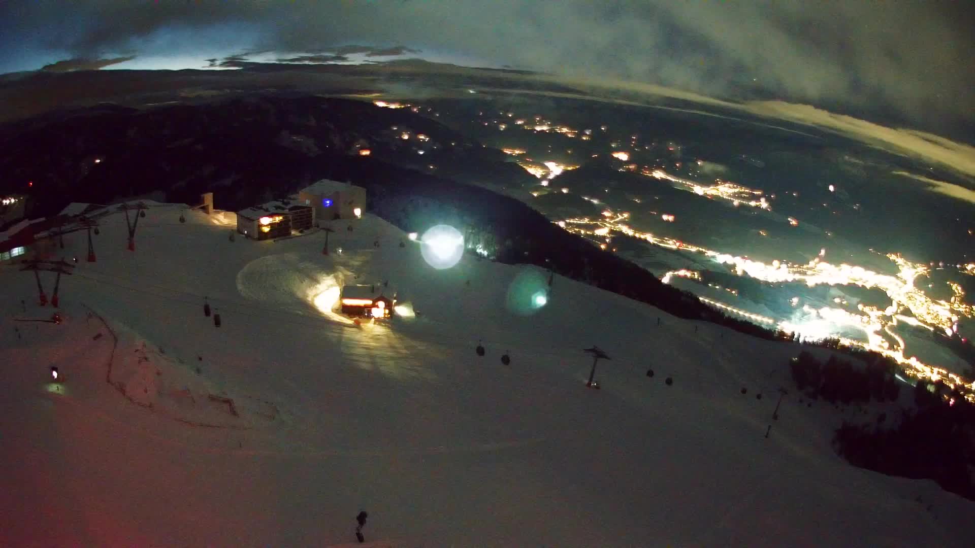 Kronplatz peak Ski resort | view to Bruneck