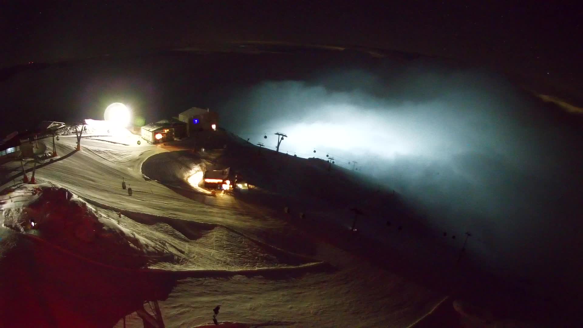 Station de ski Kronplatz sommet | vue sur Brunico