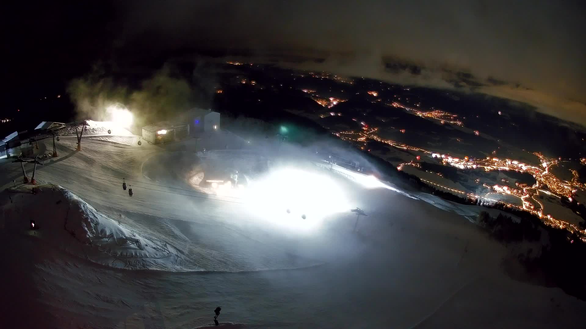 Skigebiet Kronplatz Gipfel | Blick auf Bruneck