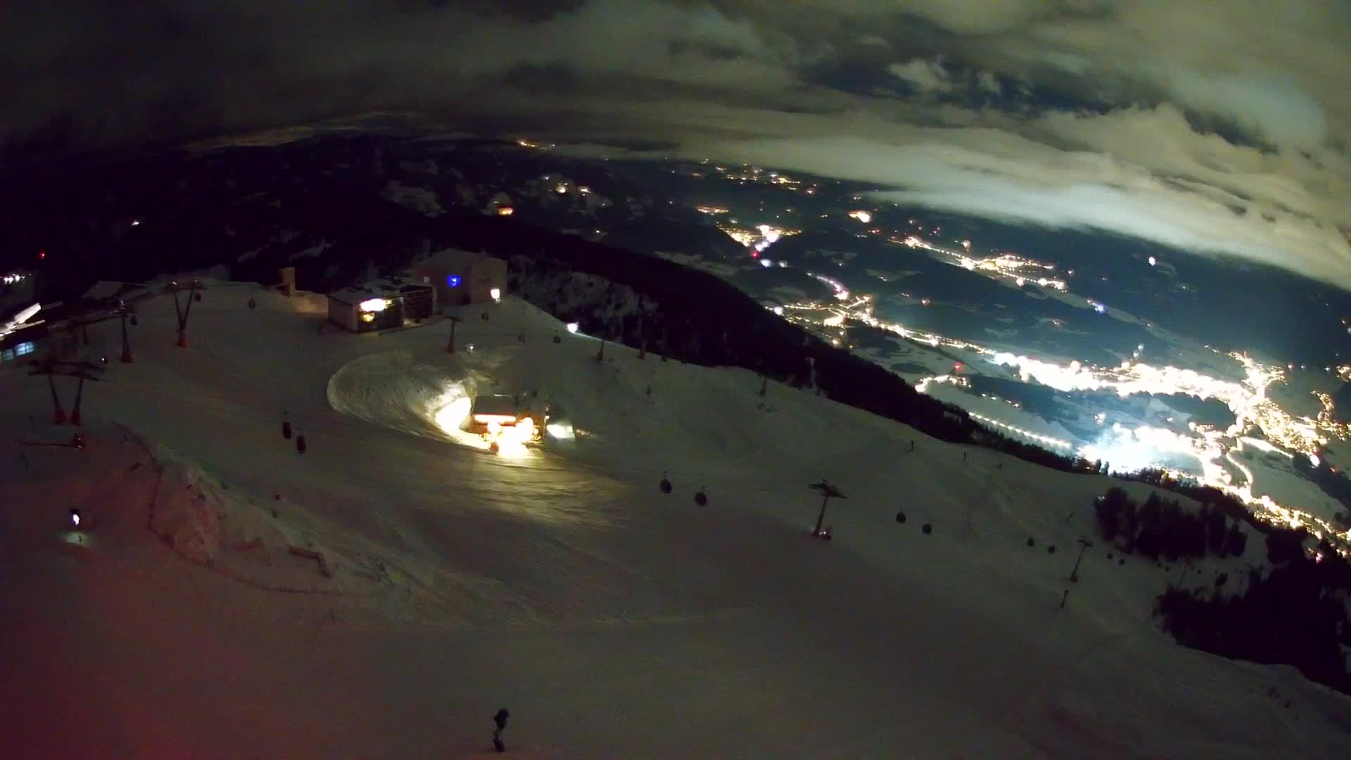 Kronplatz peak Ski resort | view to Bruneck