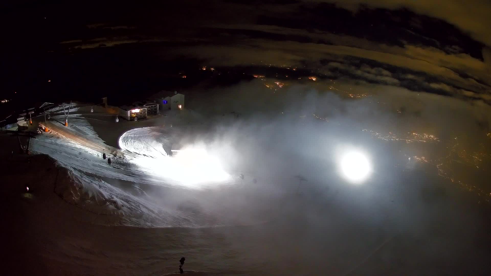 Kronplatz peak Ski resort | view to Bruneck