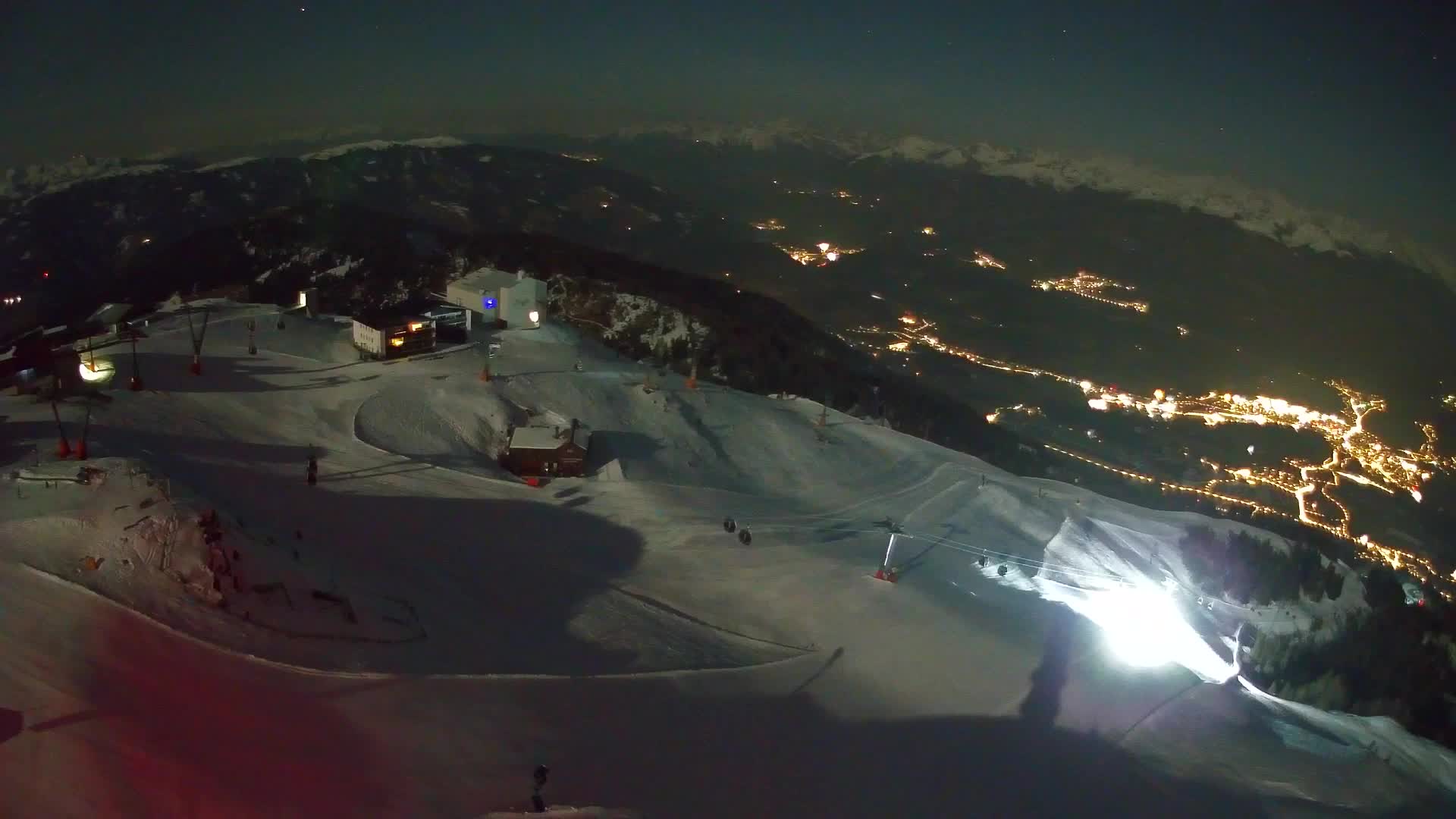 Kronplatz peak Ski resort | view to Bruneck