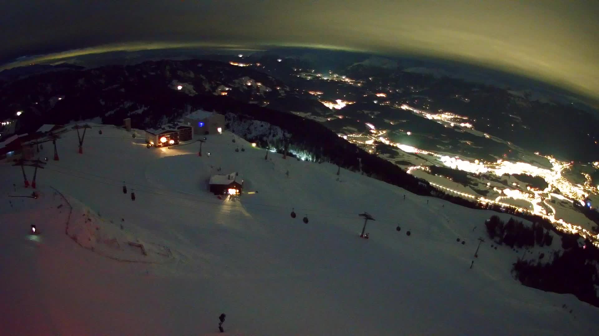 Skigebiet Kronplatz Gipfel | Blick auf Bruneck