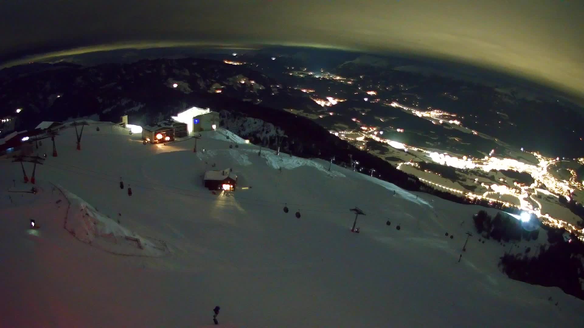 Kronplatz peak Ski resort | view to Bruneck