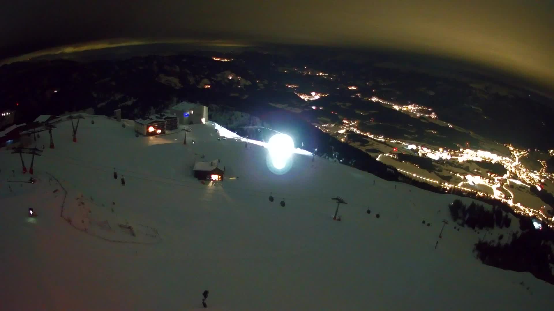 Station de ski Kronplatz sommet | vue sur Brunico