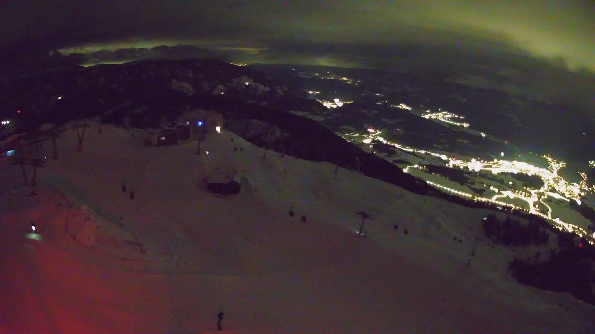 Skigebiet Kronplatz Gipfel | Blick auf Bruneck