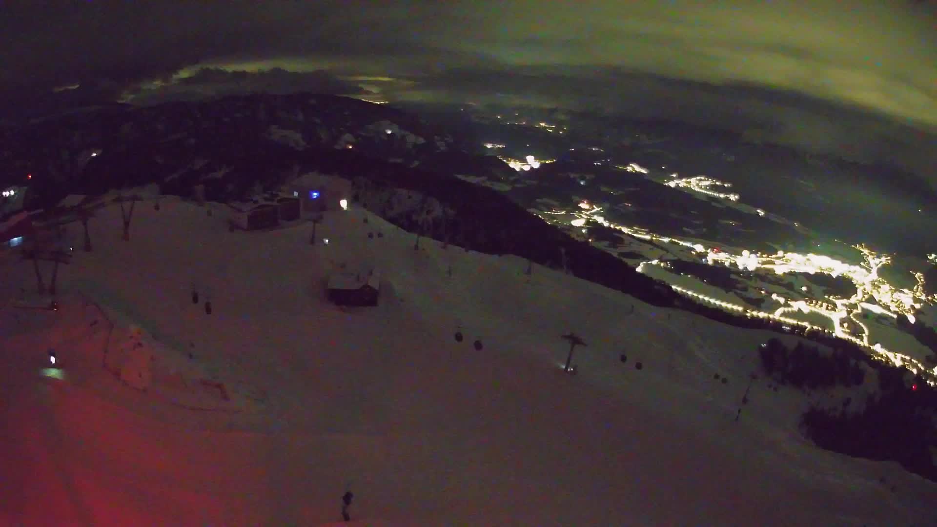 Station de ski Kronplatz sommet | vue sur Brunico
