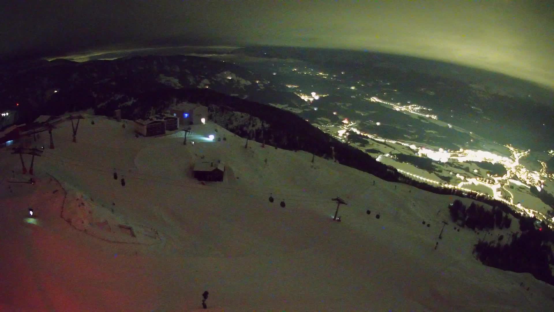 Kronplatz peak Ski resort | view to Bruneck