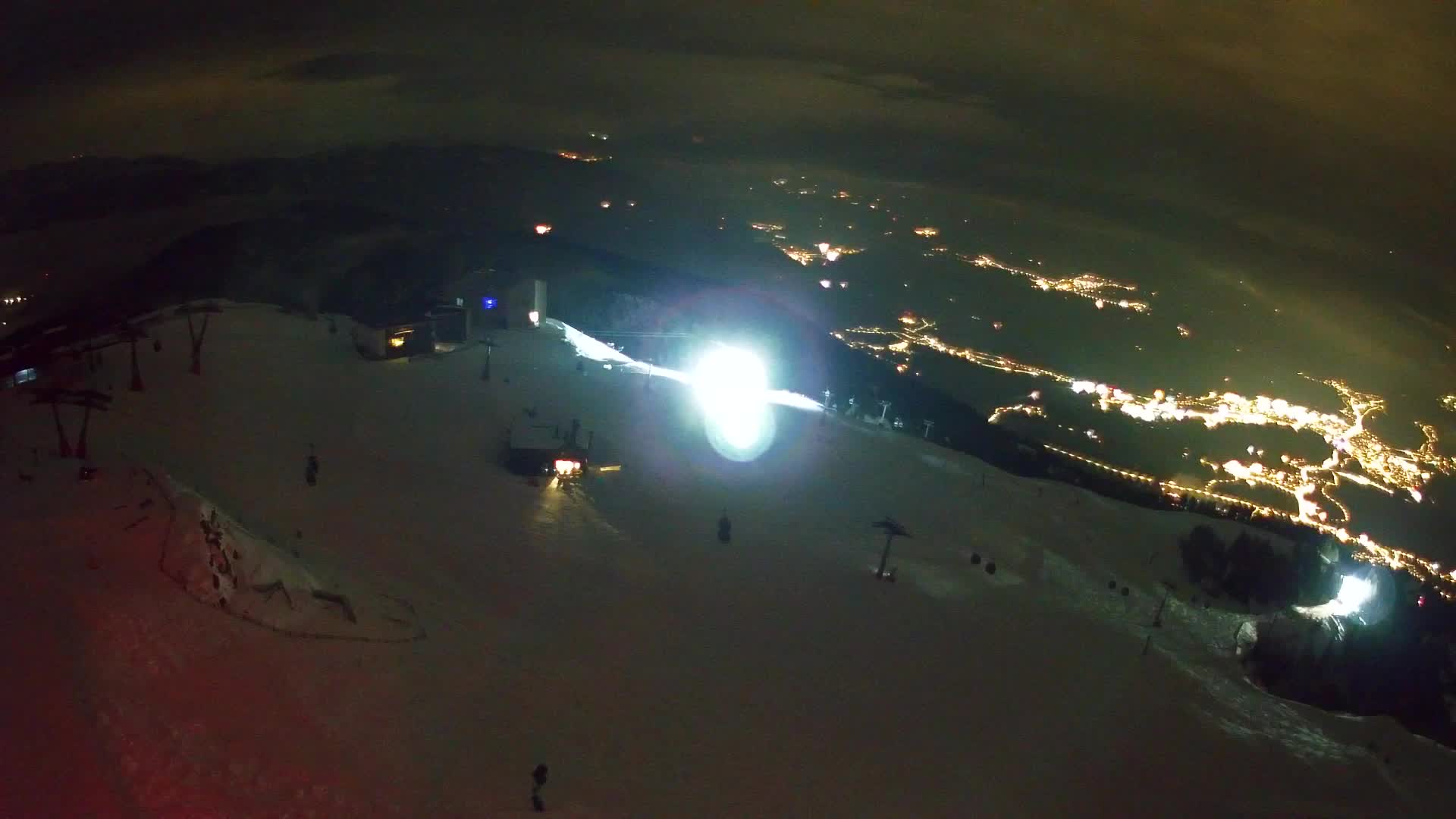 Skigebiet Kronplatz Gipfel | Blick auf Bruneck
