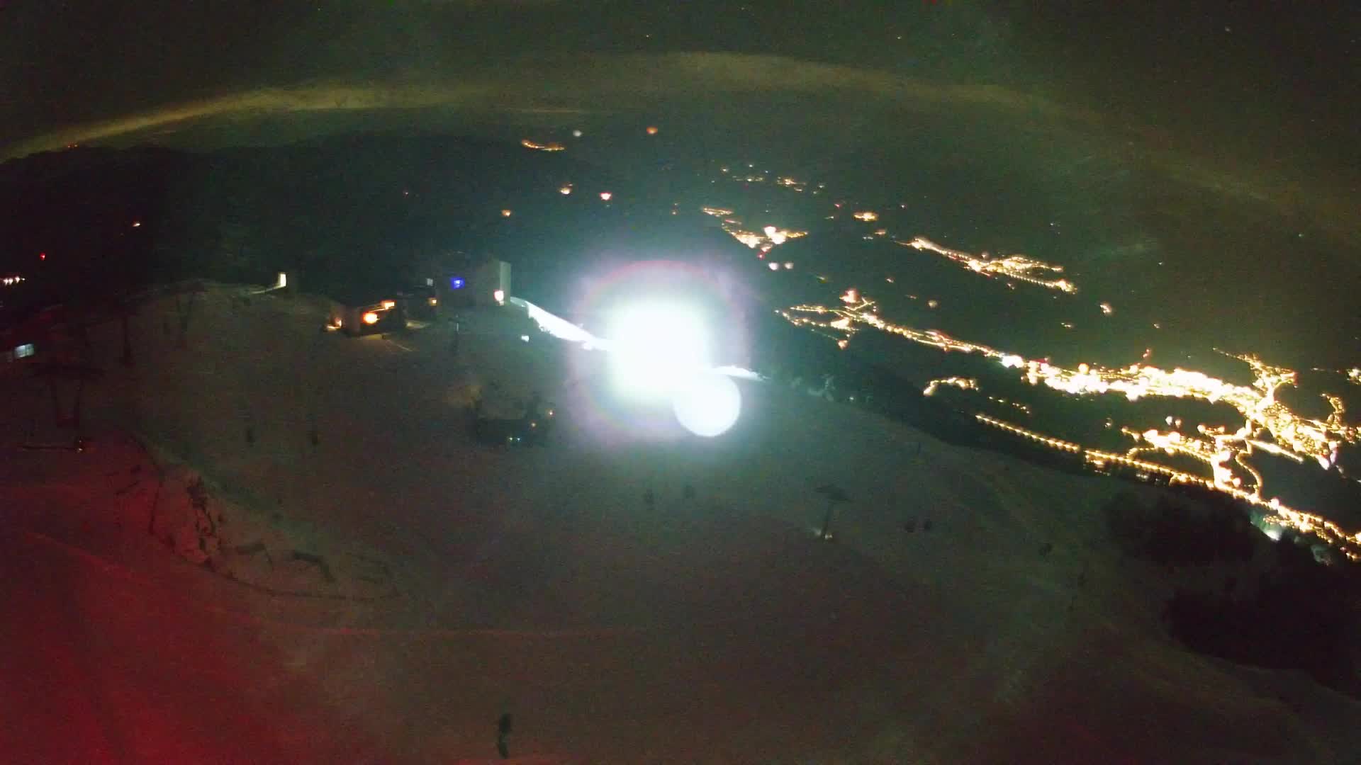 Skigebiet Kronplatz Gipfel | Blick auf Bruneck