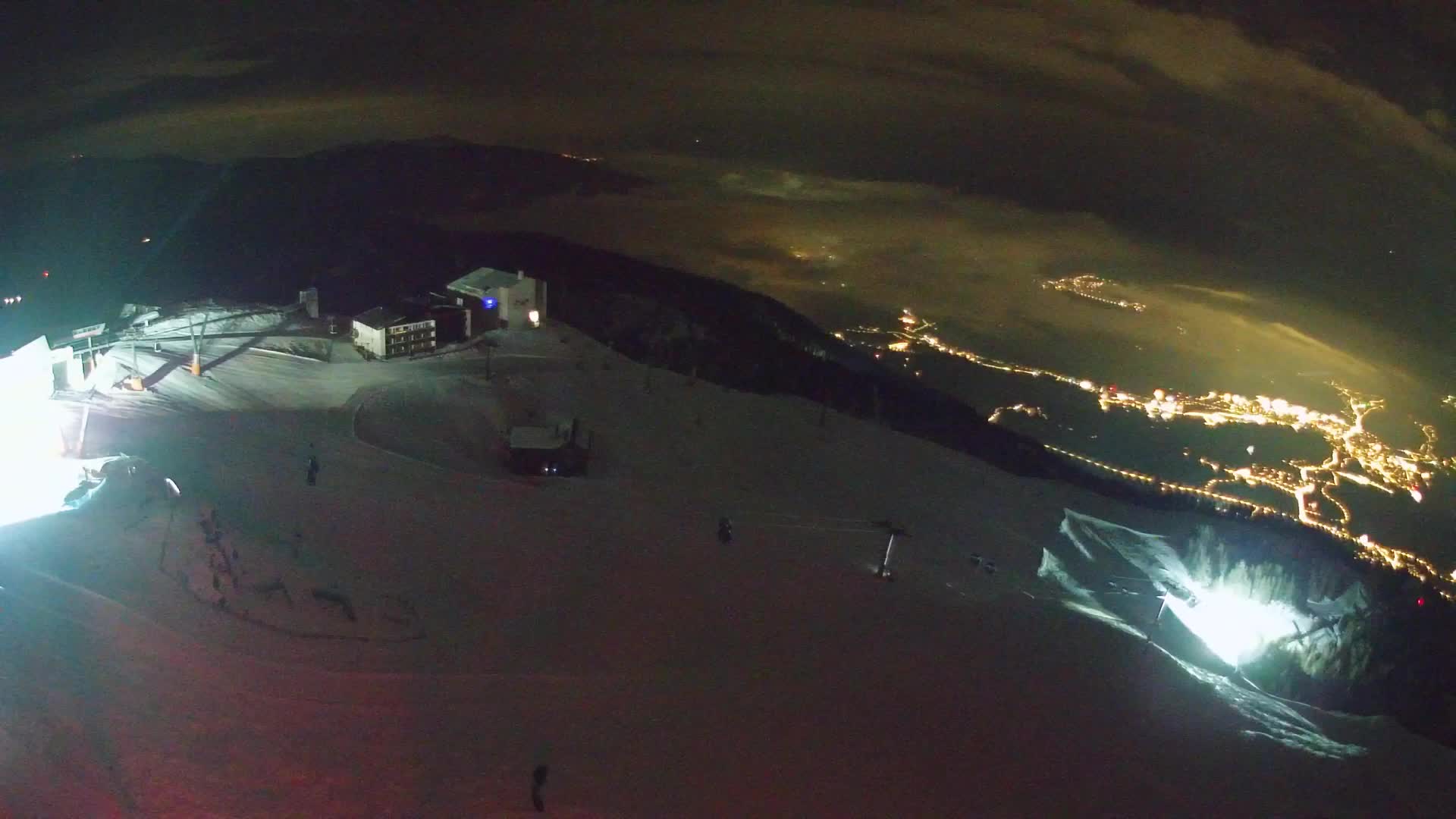 Station de ski Kronplatz sommet | vue sur Brunico