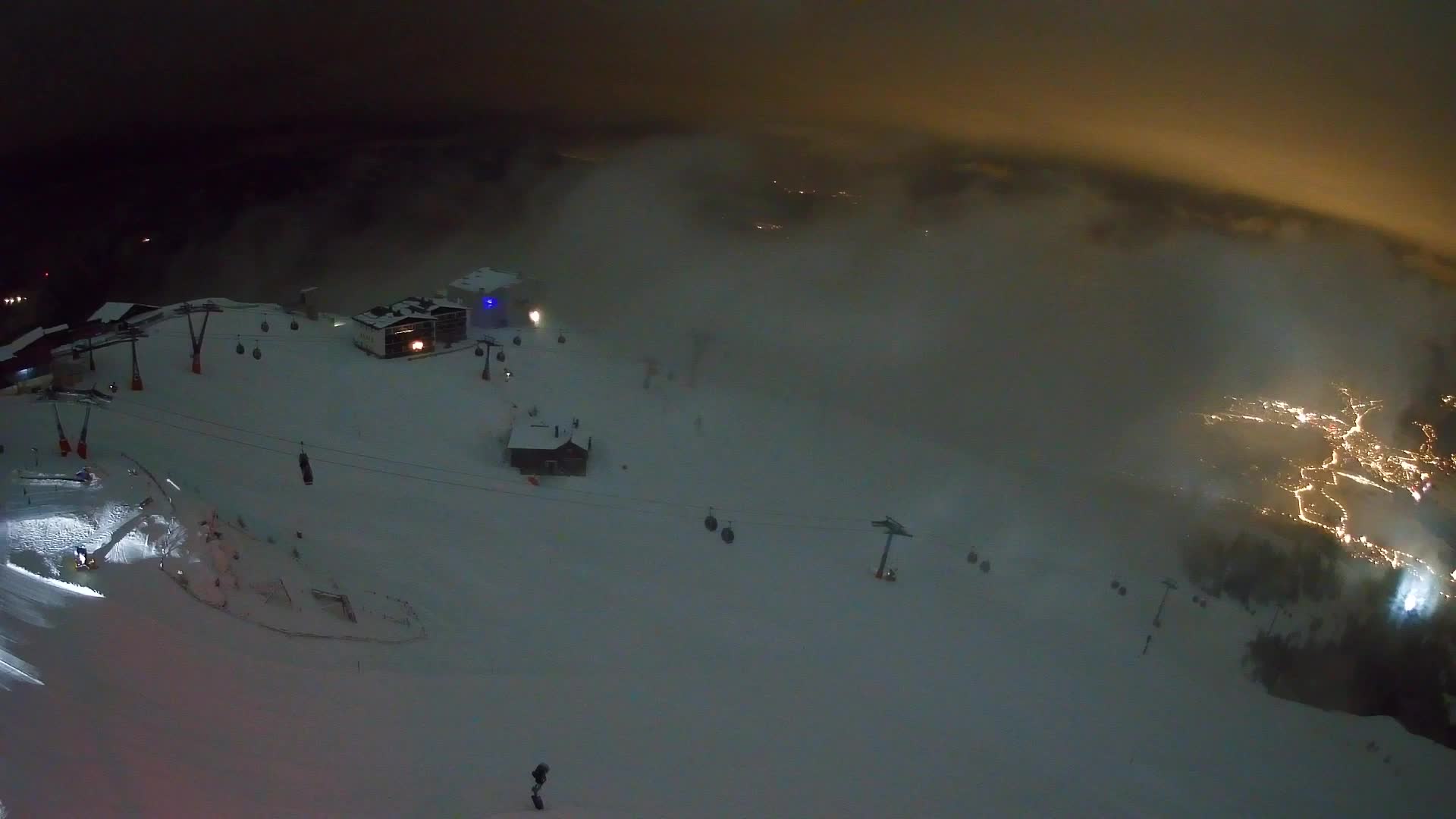 Station de ski Kronplatz sommet | vue sur Brunico
