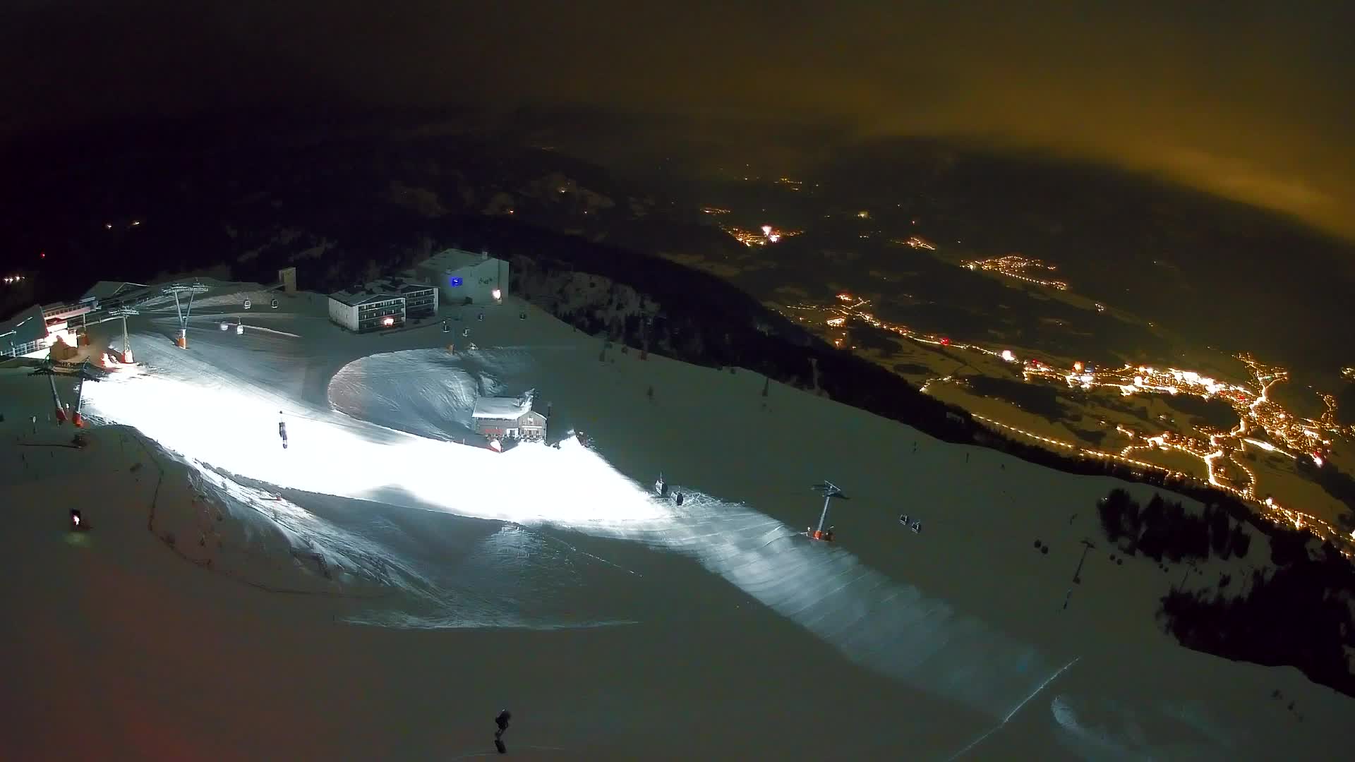 Kronplatz peak Ski resort | view to Bruneck