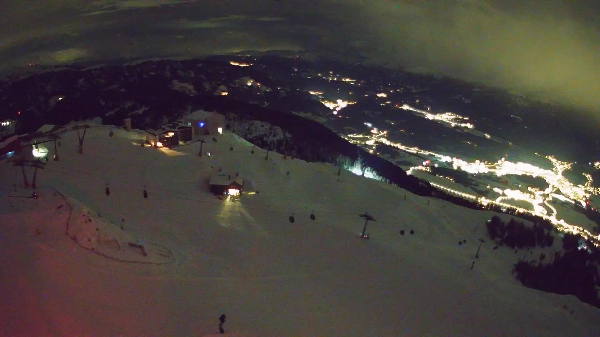 Skigebiet Kronplatz Gipfel | Blick auf Bruneck