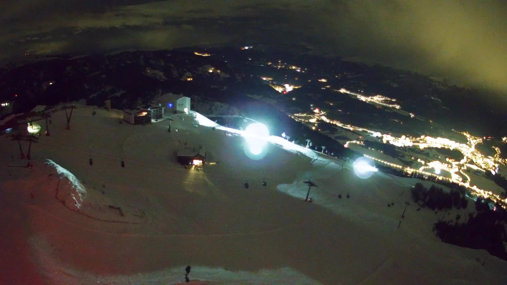 Skigebiet Kronplatz Gipfel | Blick auf Bruneck