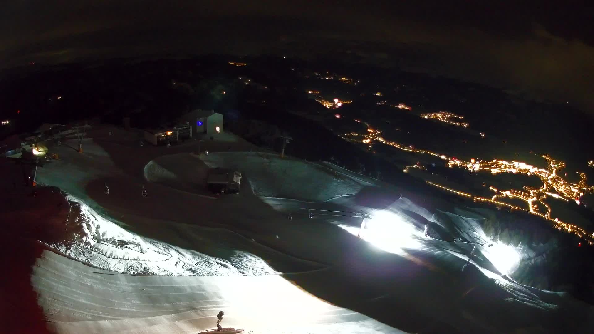 Skigebiet Kronplatz Gipfel | Blick auf Bruneck