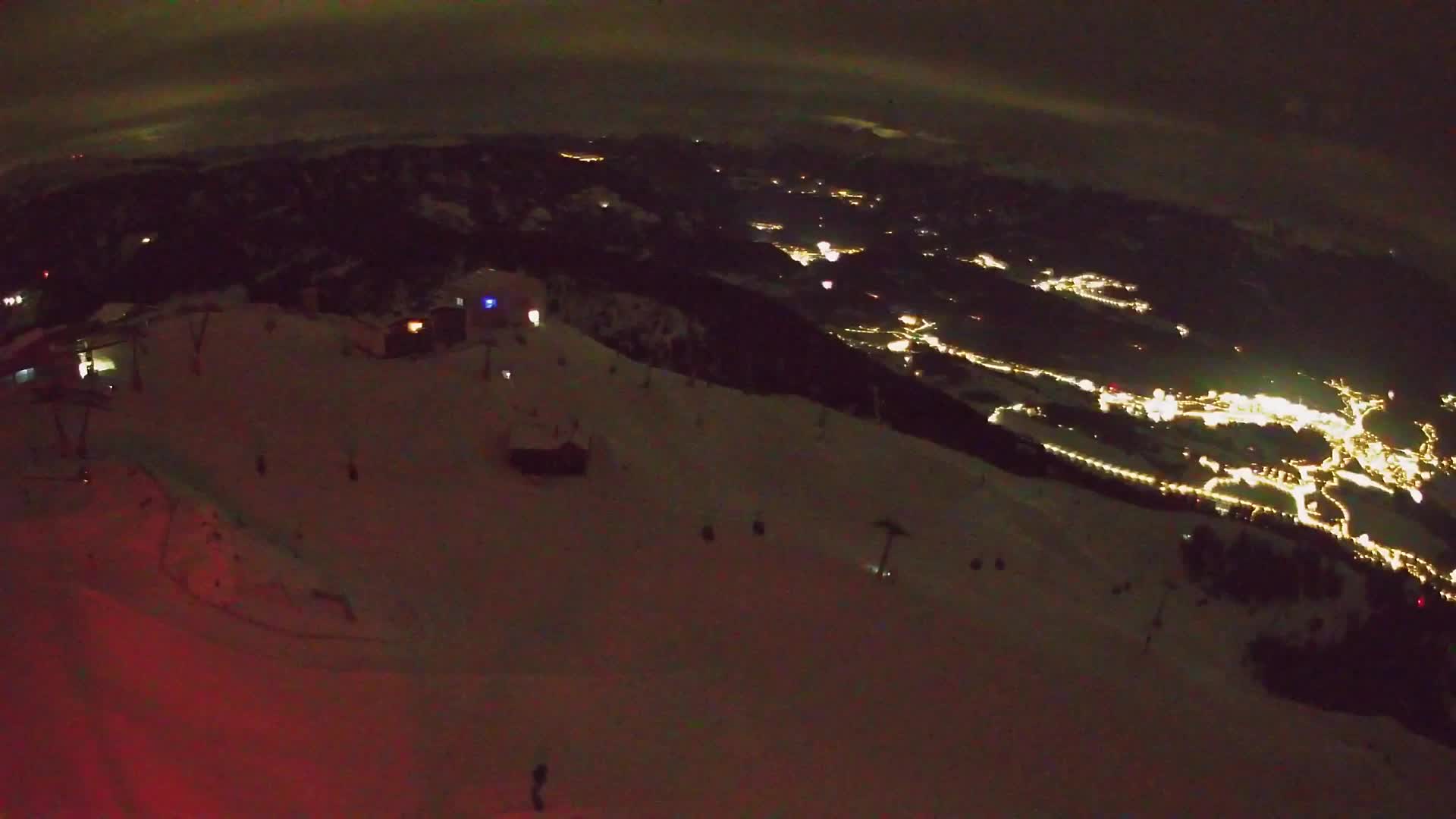 Station de ski Kronplatz sommet | vue sur Brunico