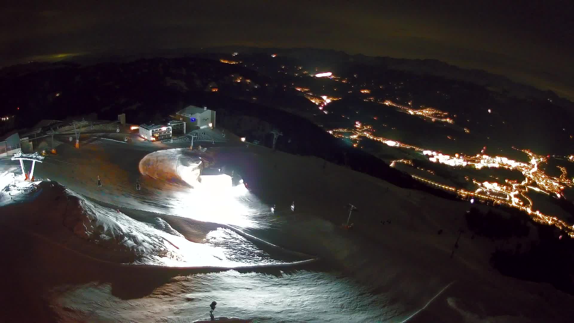 Skigebiet Kronplatz Gipfel | Blick auf Bruneck