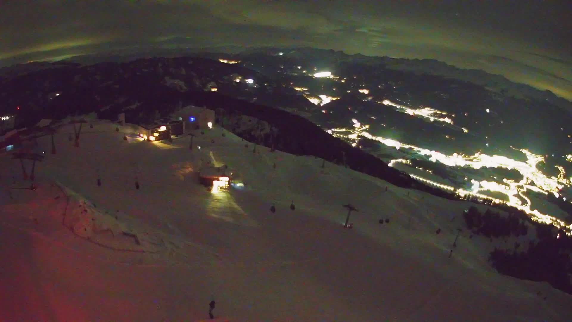 Skigebiet Kronplatz Gipfel | Blick auf Bruneck