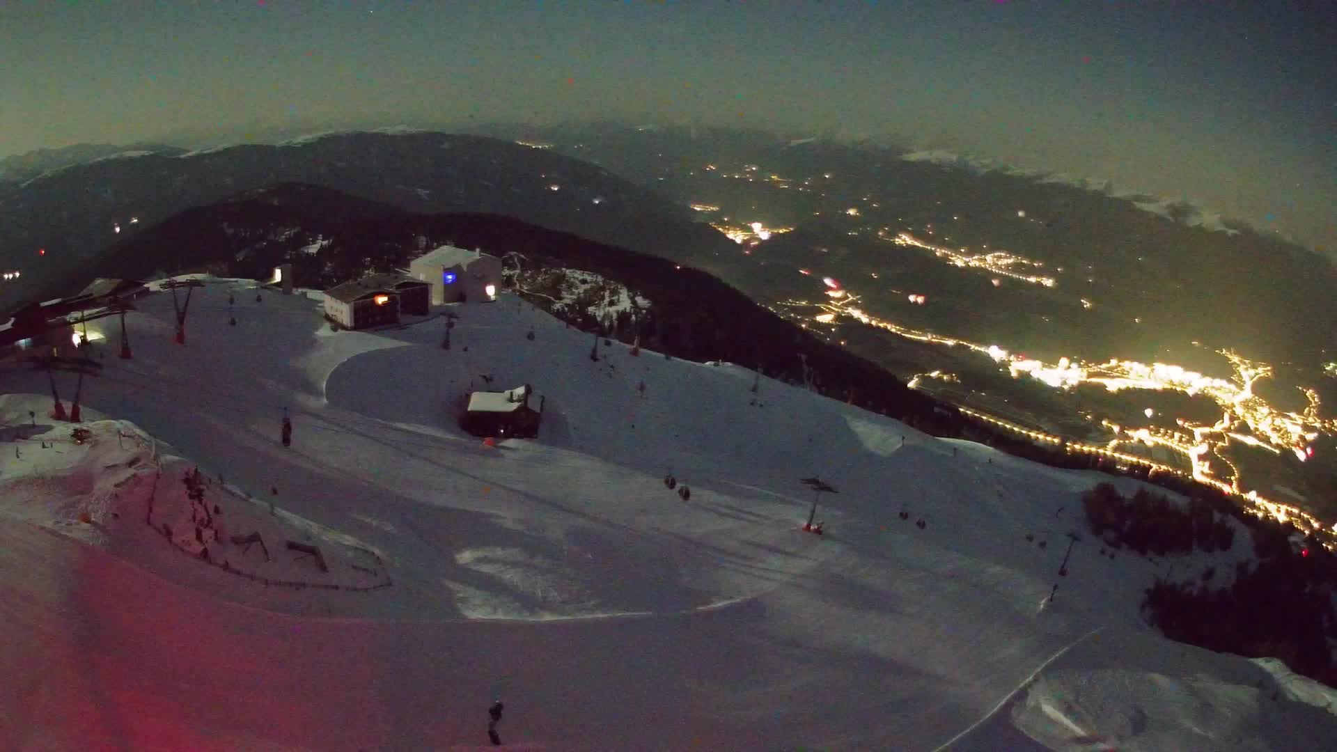 Skigebiet Kronplatz Gipfel | Blick auf Bruneck