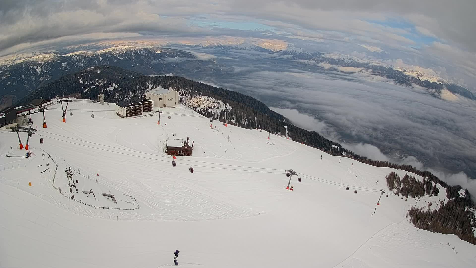 Skijalište Kronplatz – vrh | pogled na Bruneck