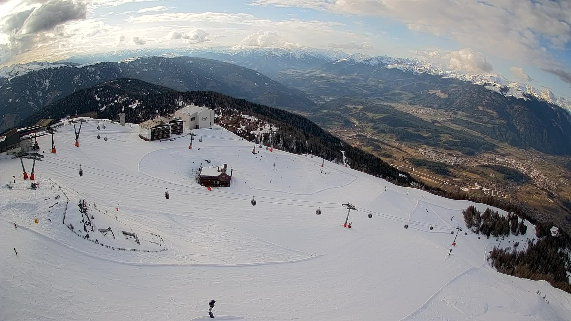 Skijalište Kronplatz – vrh | pogled na Bruneck