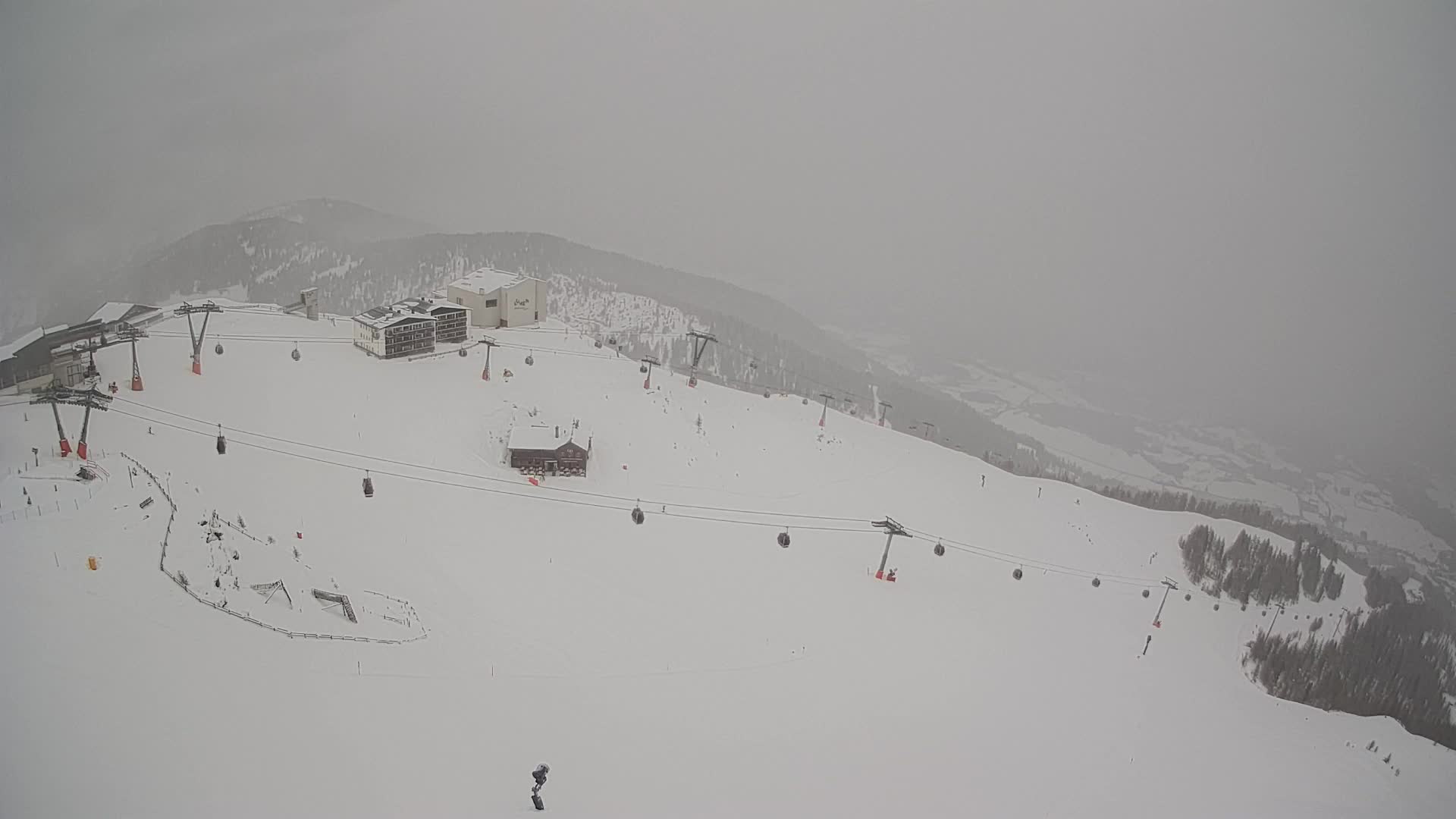 Skigebiet Kronplatz Gipfel | Blick auf Bruneck
