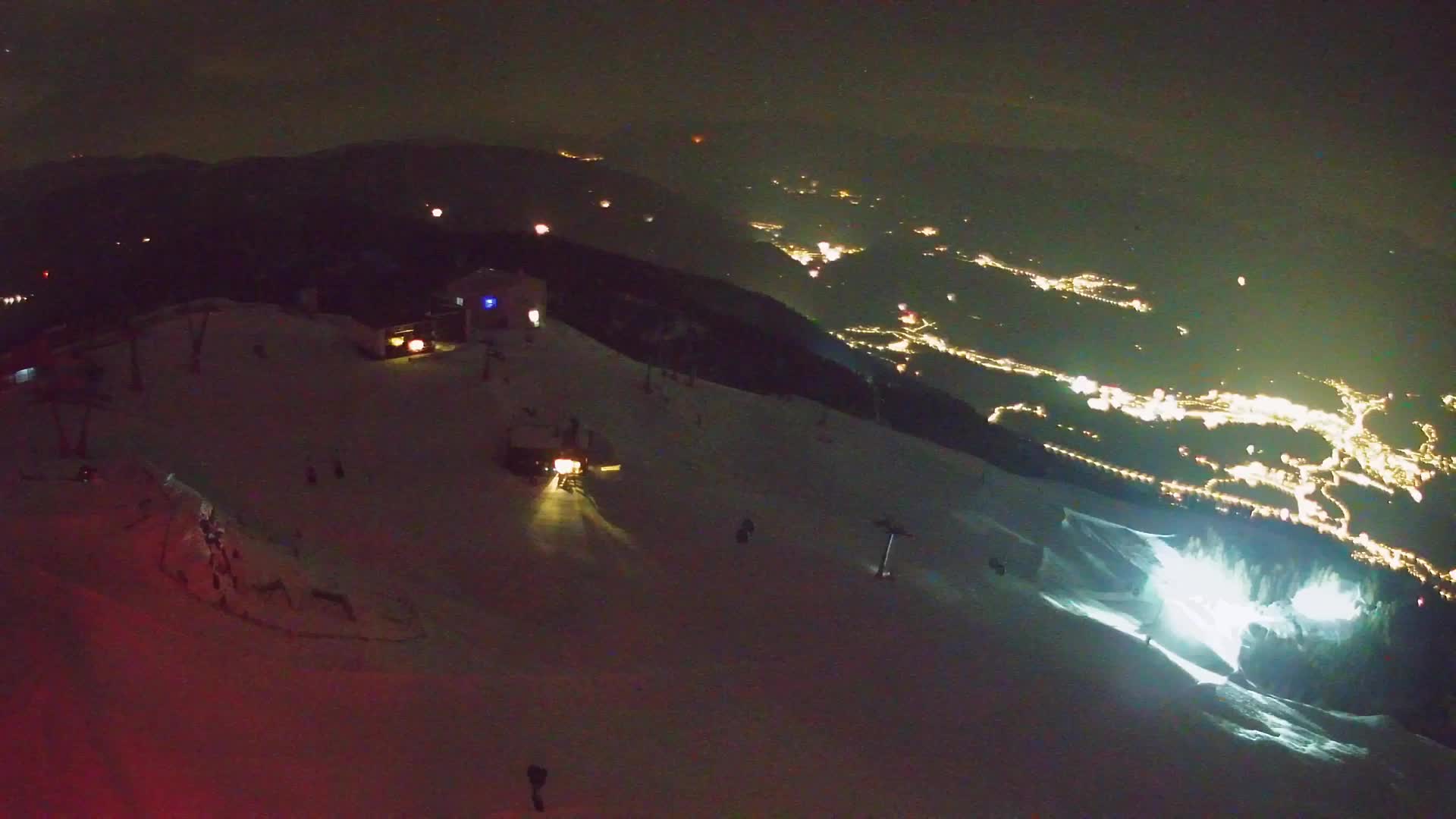 Kronplatz peak Ski resort | view to Bruneck