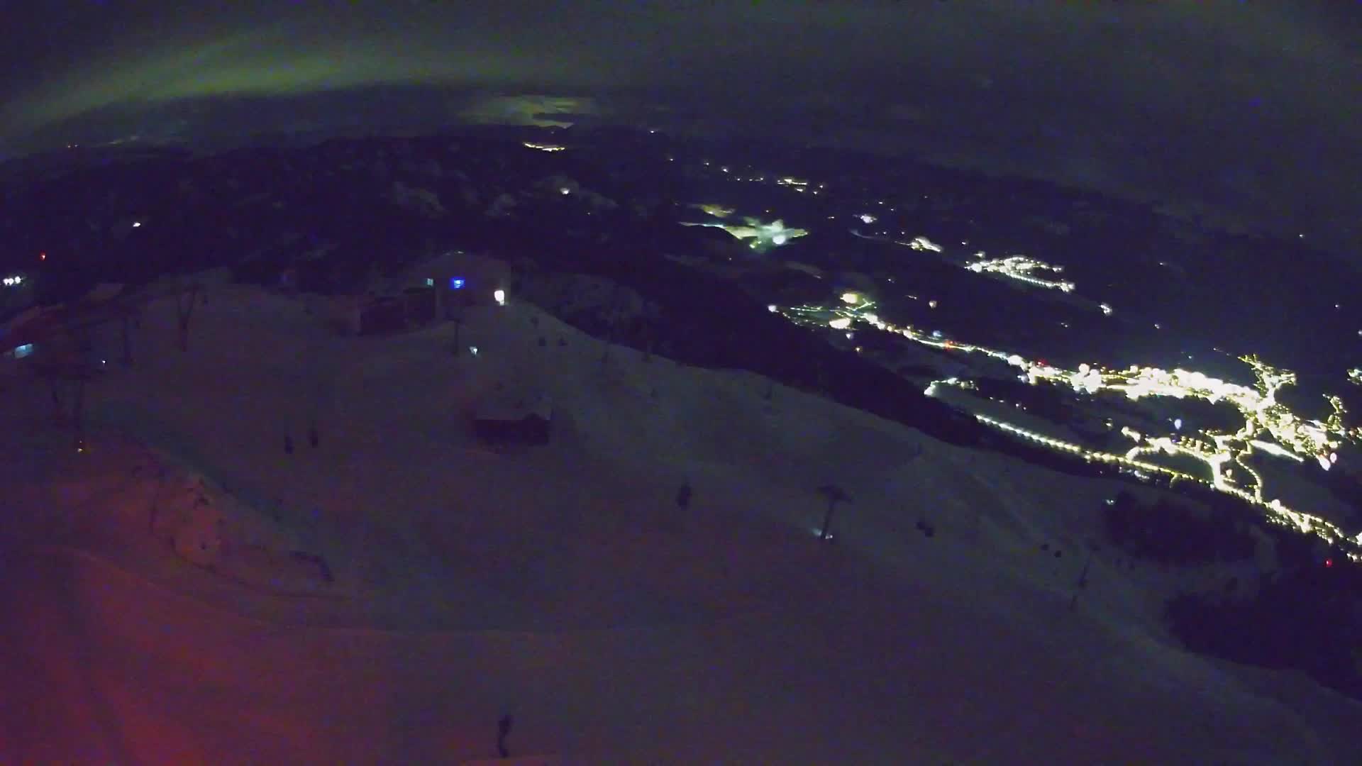 Station de ski Kronplatz sommet | vue sur Brunico