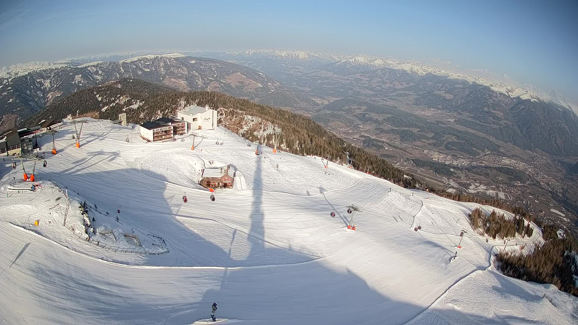 Smučišče Kronplatz – vrh | pogled na Bruneck