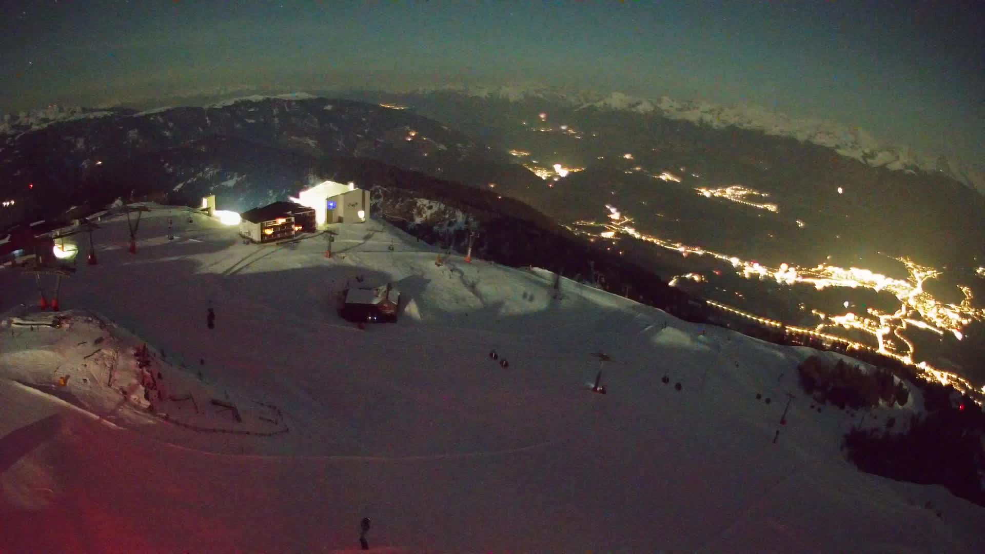 Kronplatz peak Ski resort | view to Bruneck