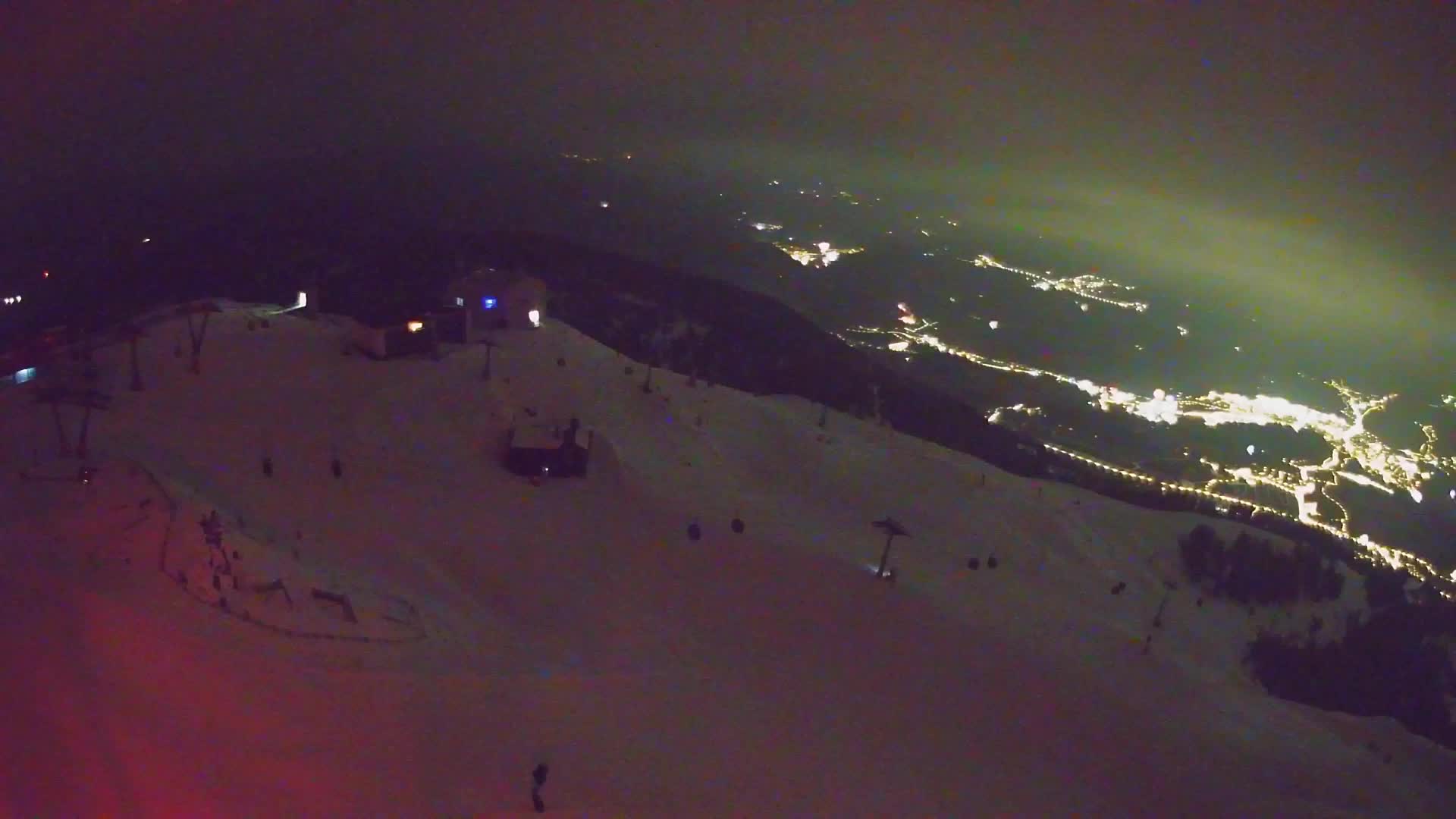 Station de ski Kronplatz sommet | vue sur Brunico