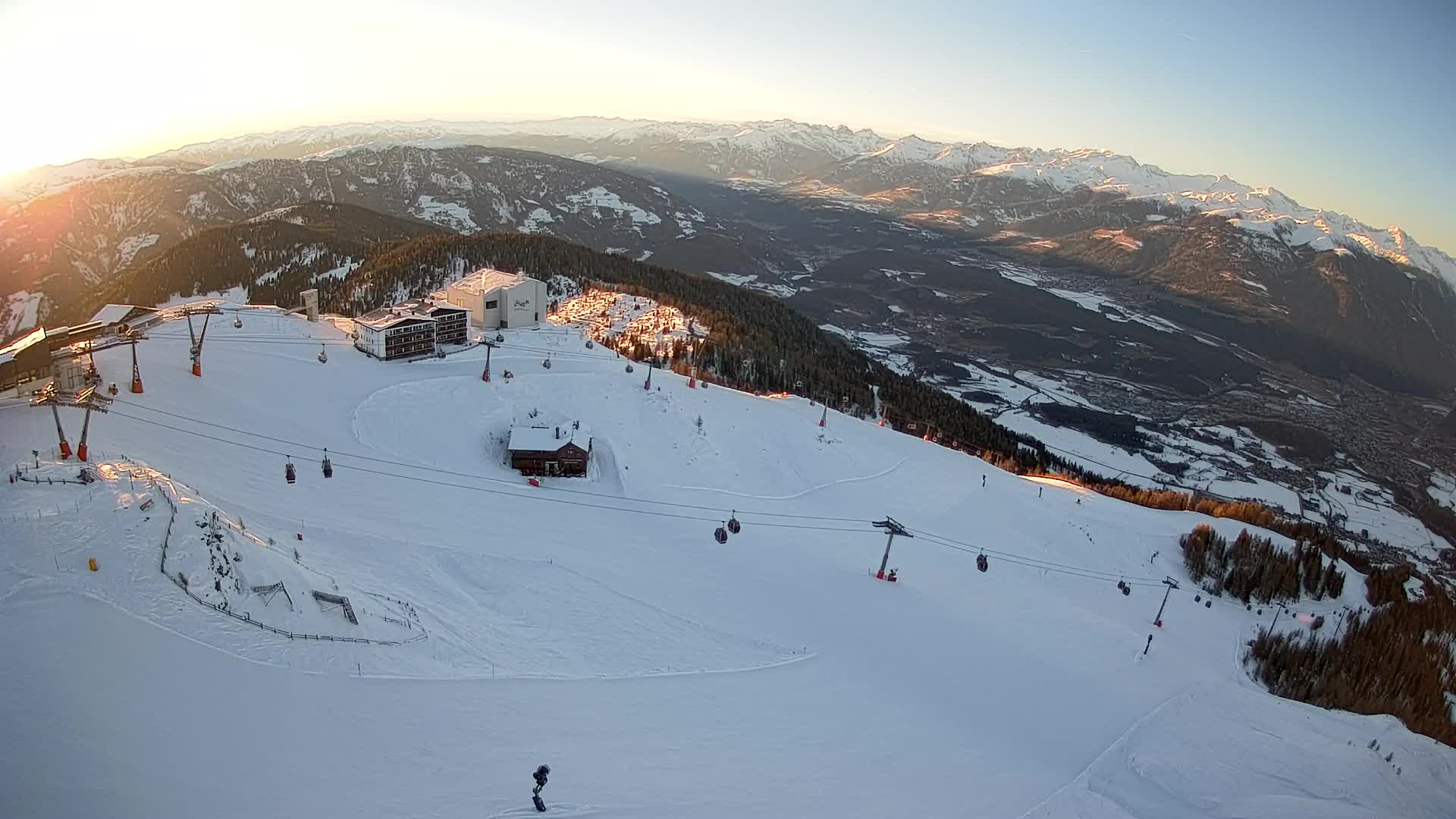 Smučišče Kronplatz – vrh | pogled na Bruneck