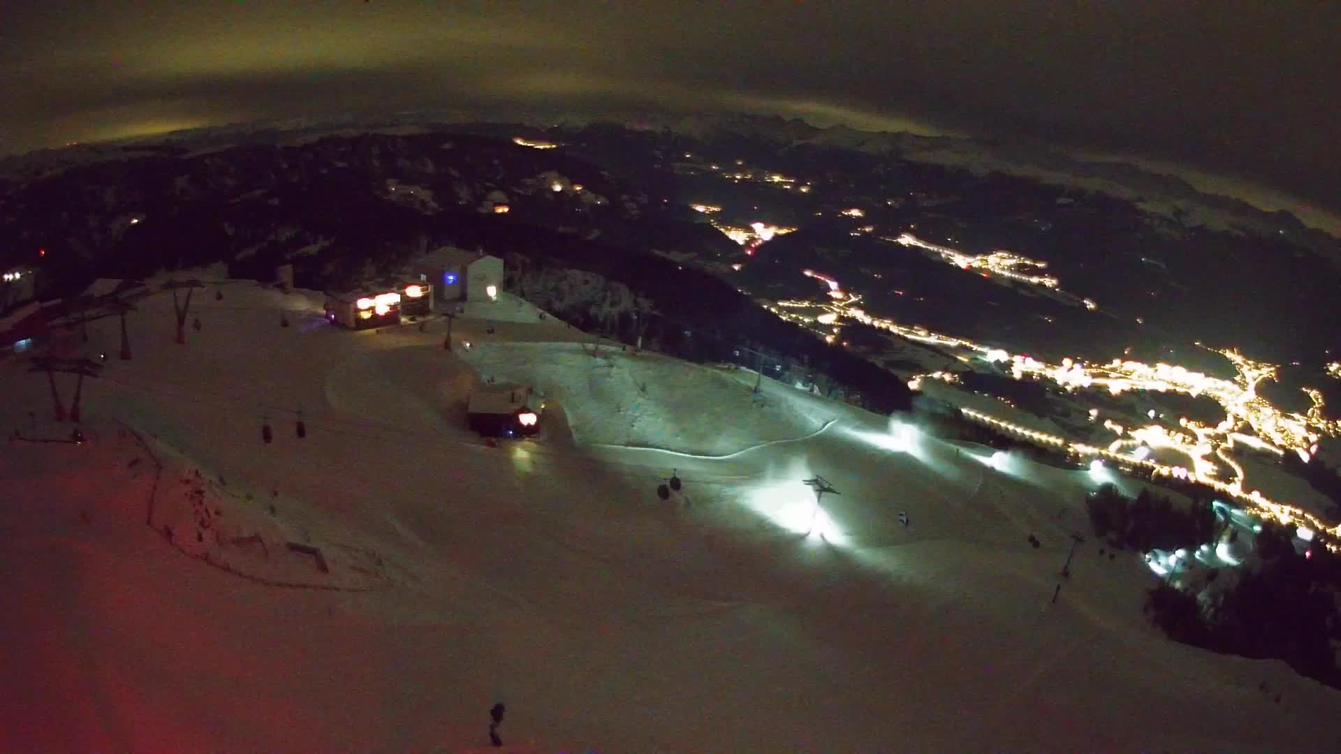 Kronplatz peak Ski resort | view to Bruneck