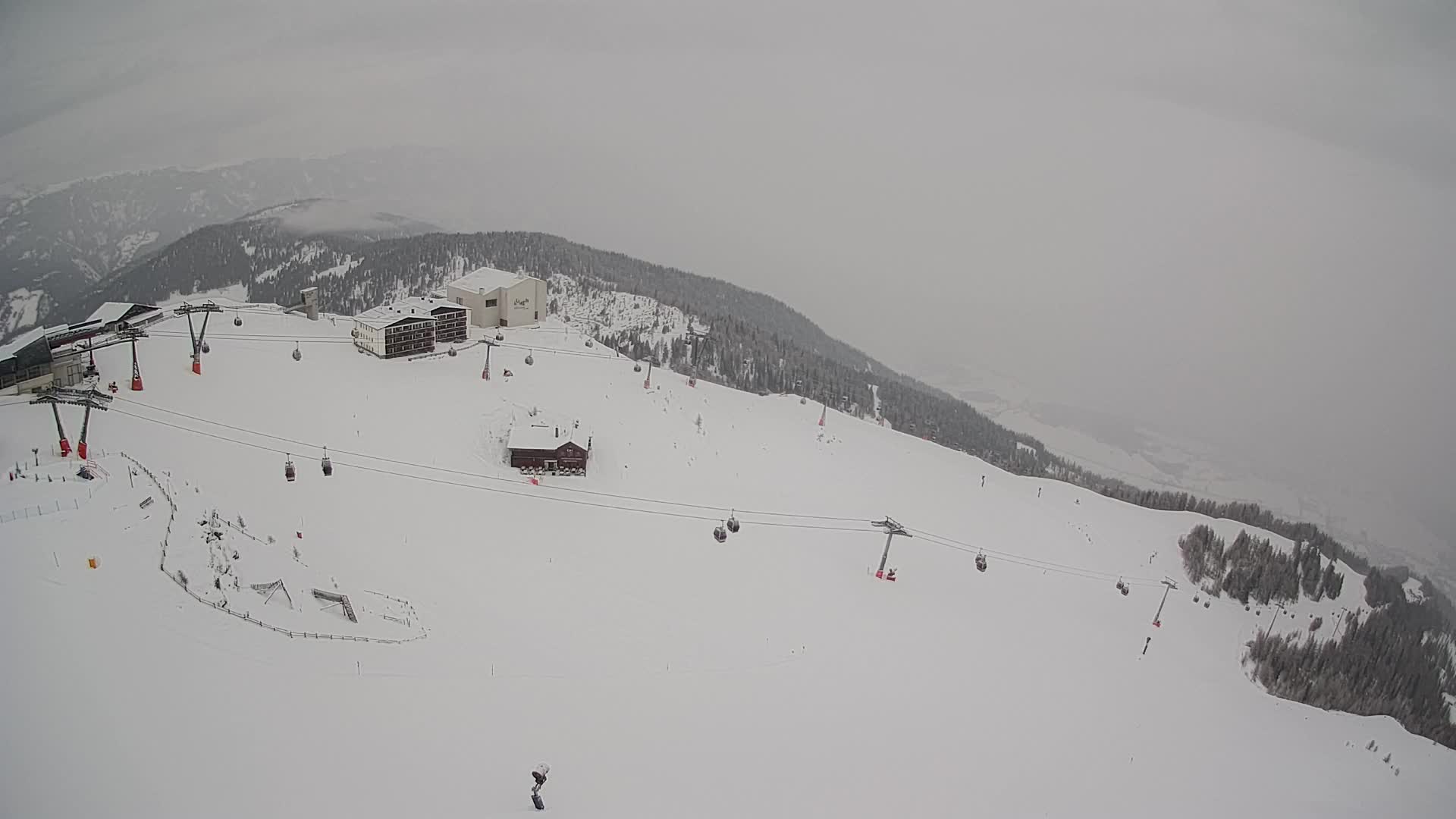 Kronplatz peak Ski resort | view to Bruneck