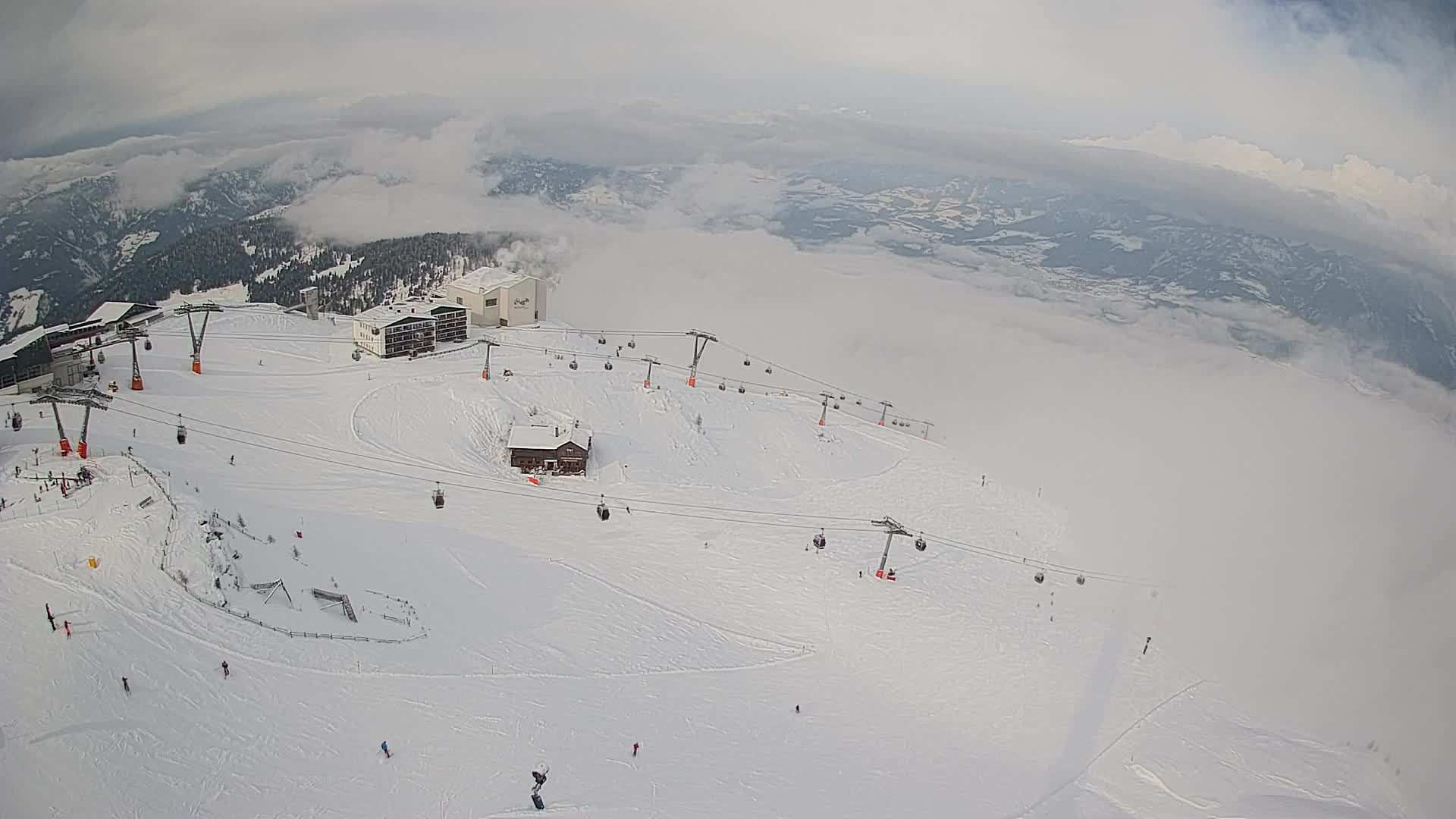 Skijalište Kronplatz – vrh | pogled na Bruneck