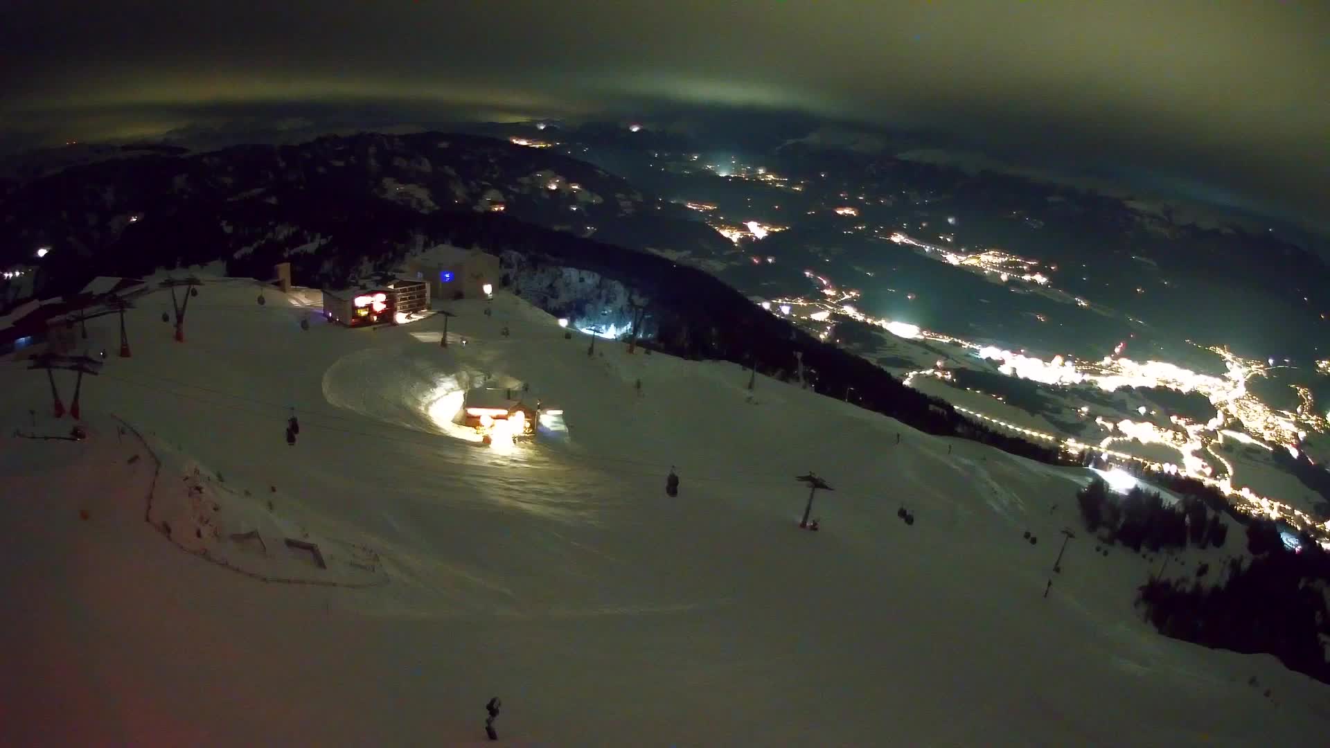 Station de ski Kronplatz sommet | vue sur Brunico