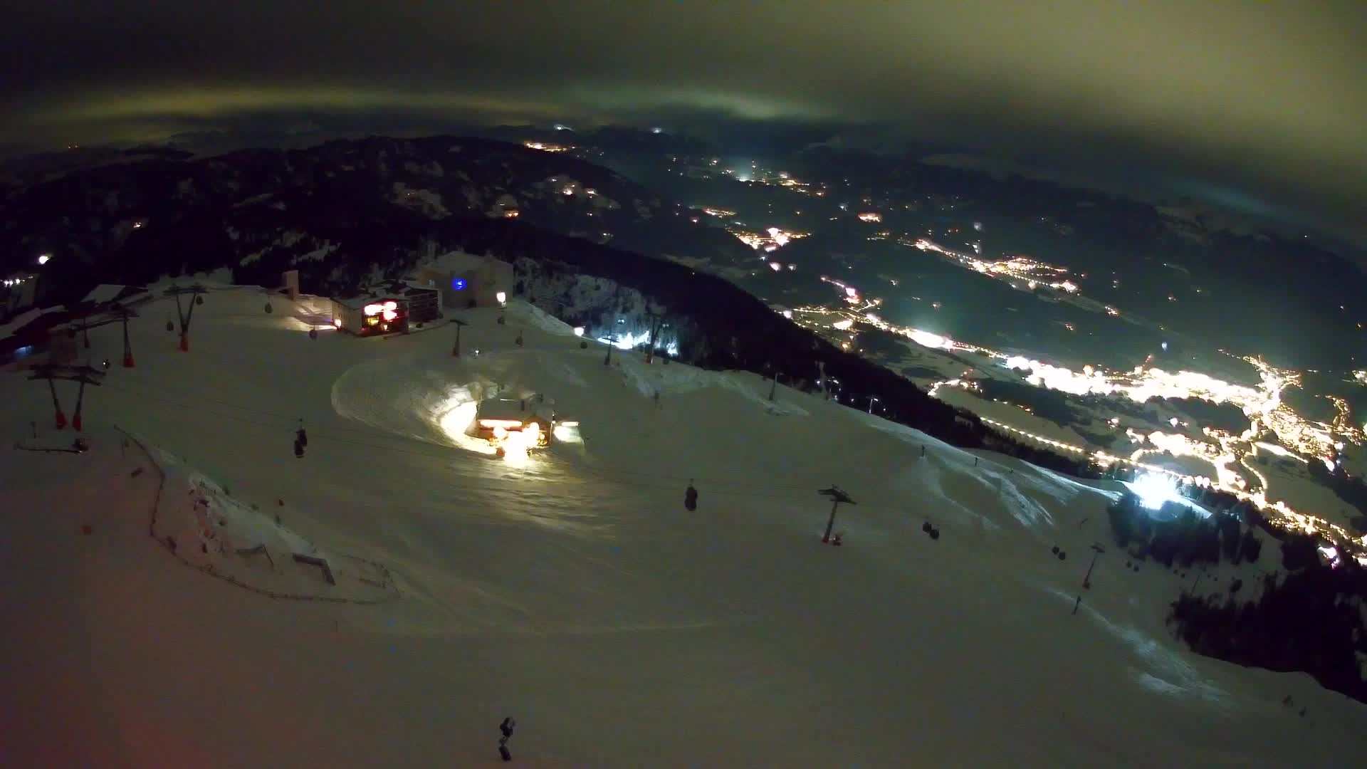 Station de ski Kronplatz sommet | vue sur Brunico