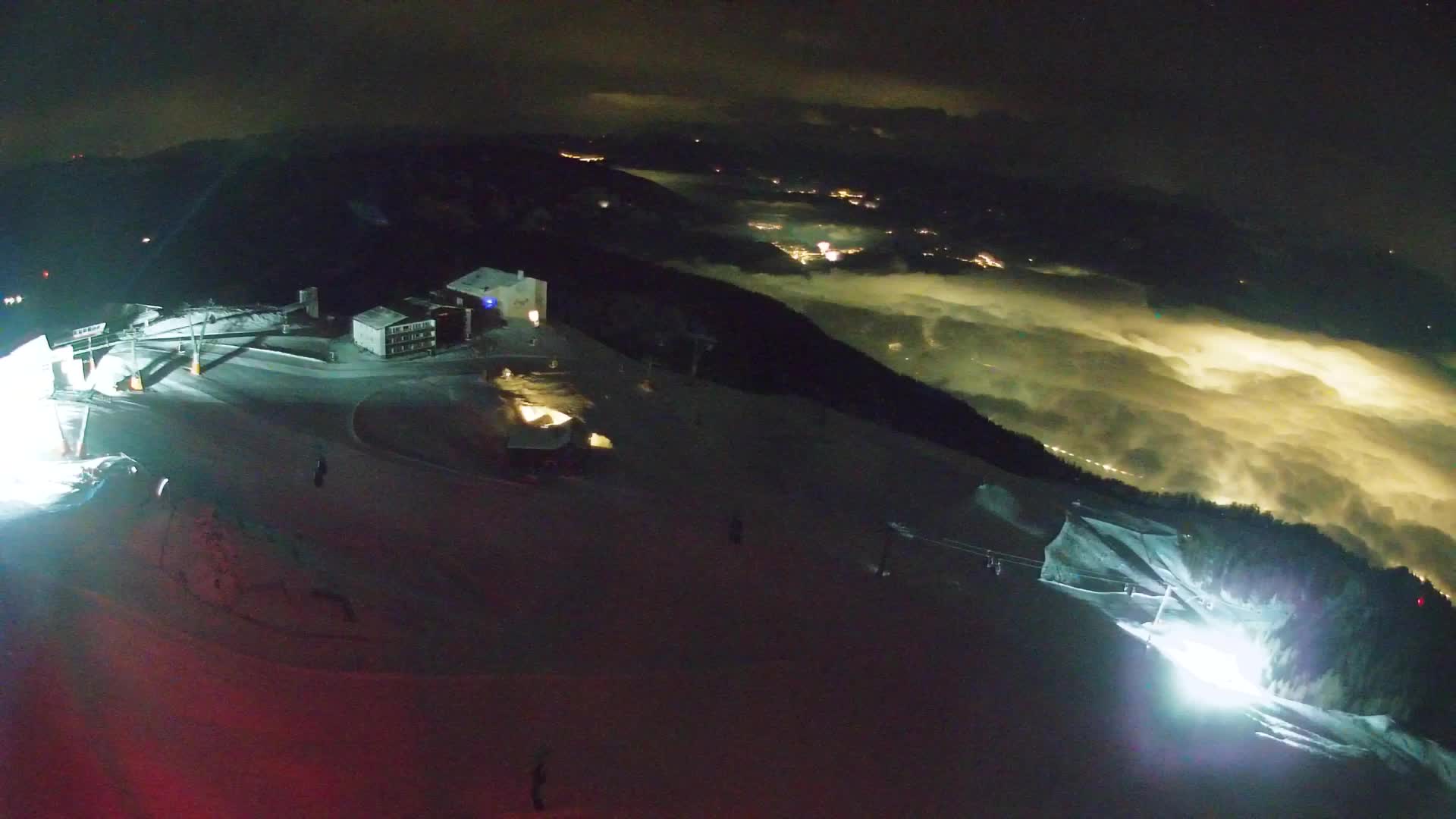 Stazione sciistica di Plan de Corones | vista su Brunico