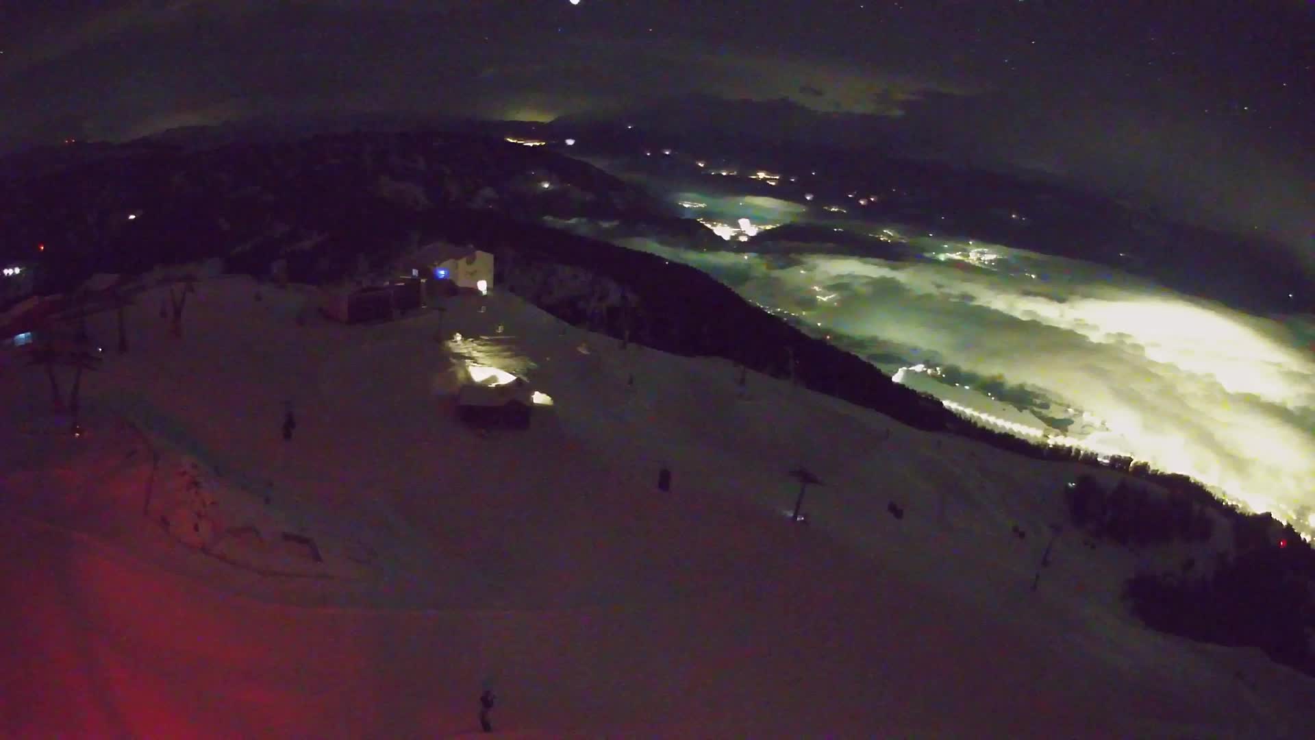 Kronplatz peak Ski resort | view to Bruneck