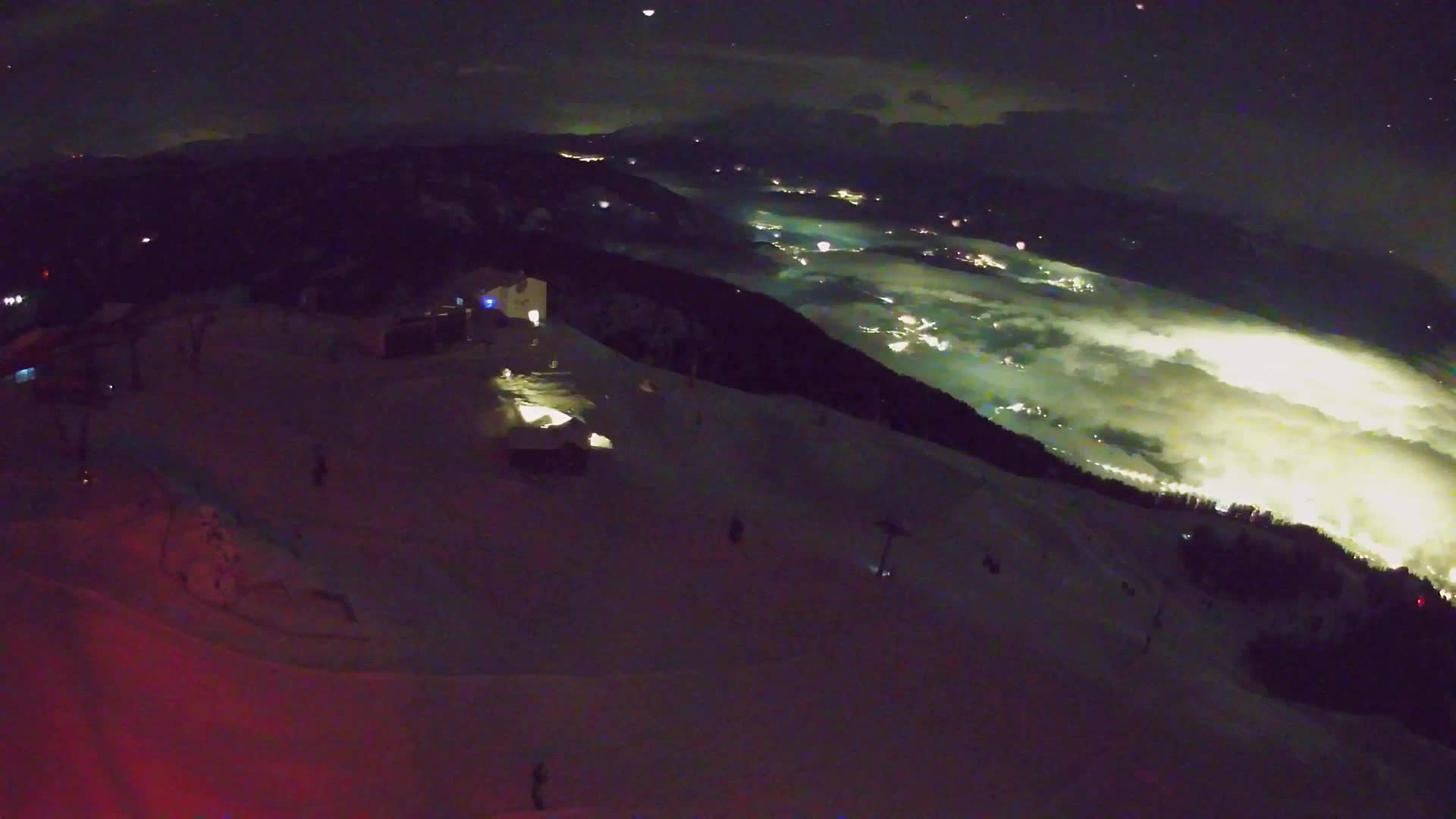 Kronplatz peak Ski resort | view to Bruneck