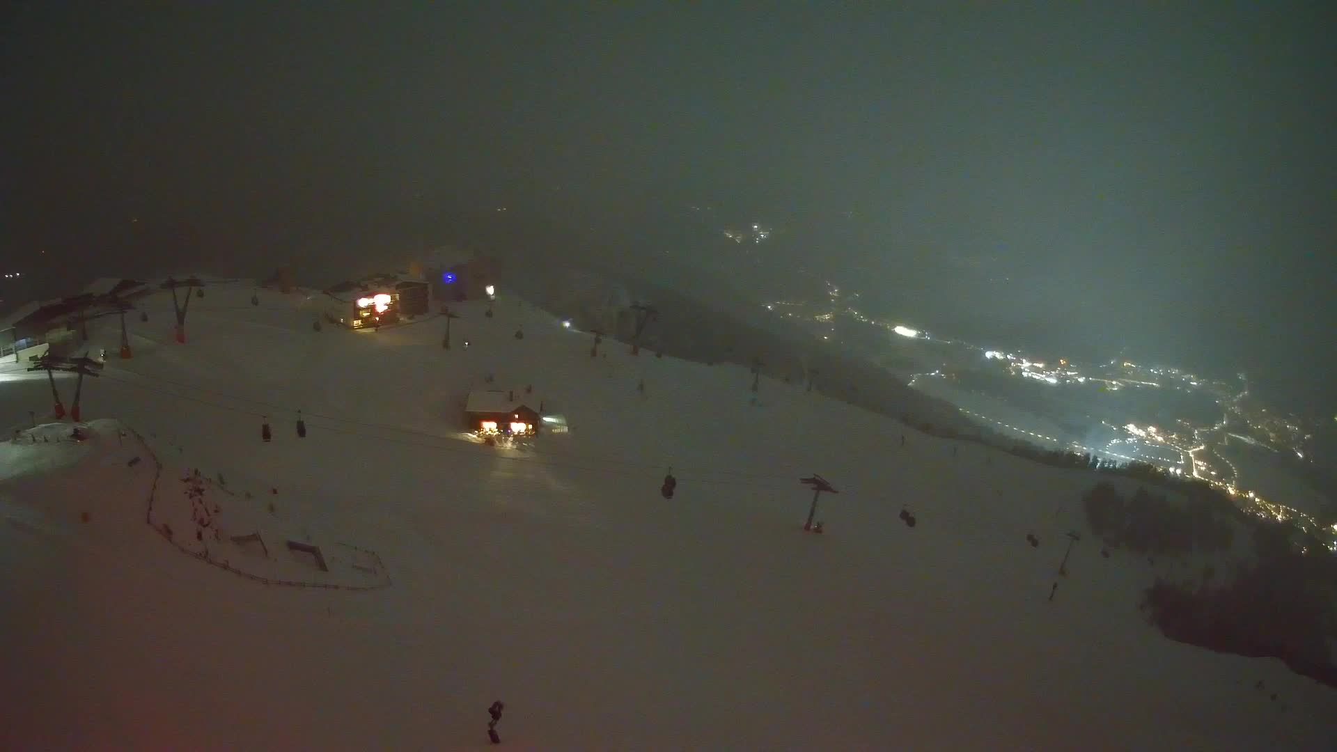 Station de ski Kronplatz sommet | vue sur Brunico