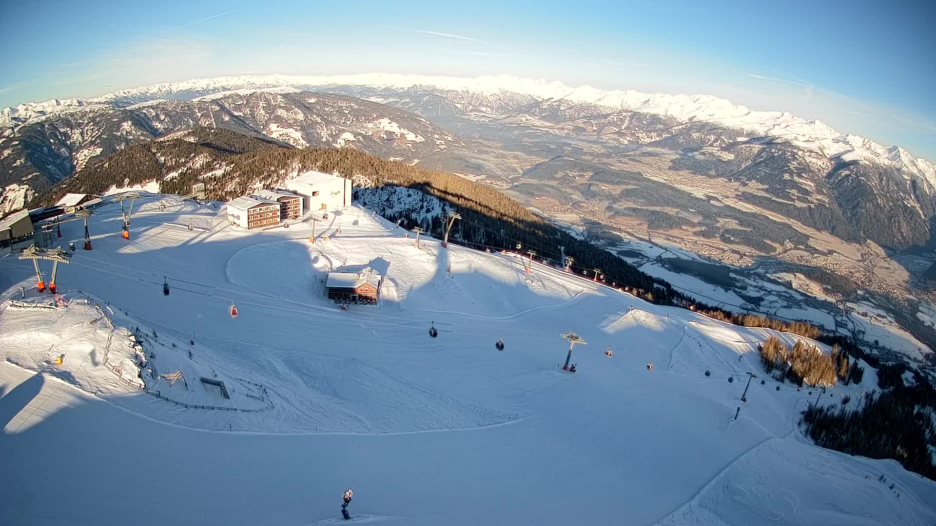 Smučišče Kronplatz – vrh | pogled na Bruneck