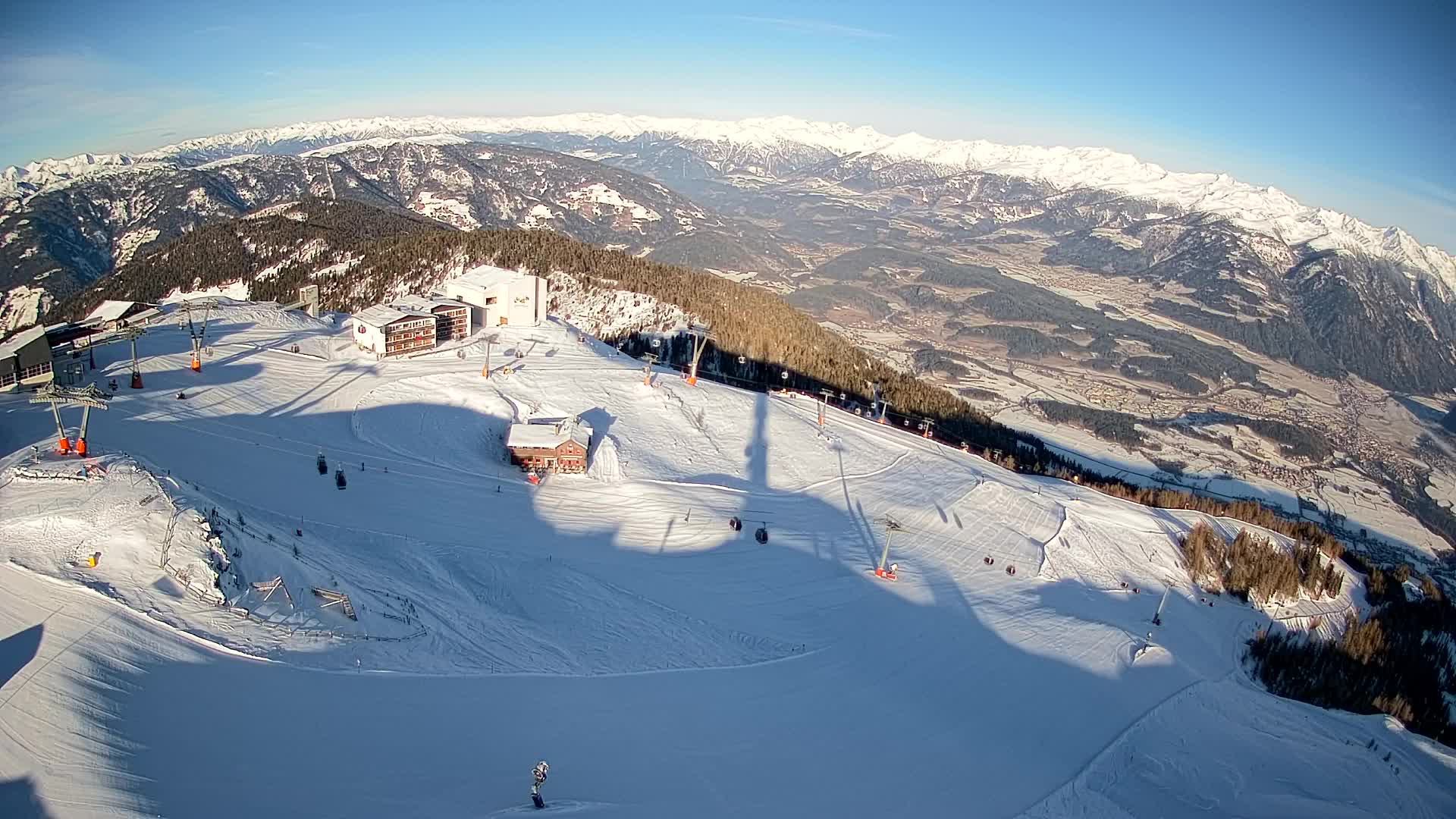 Smučišče Kronplatz – vrh | pogled na Bruneck