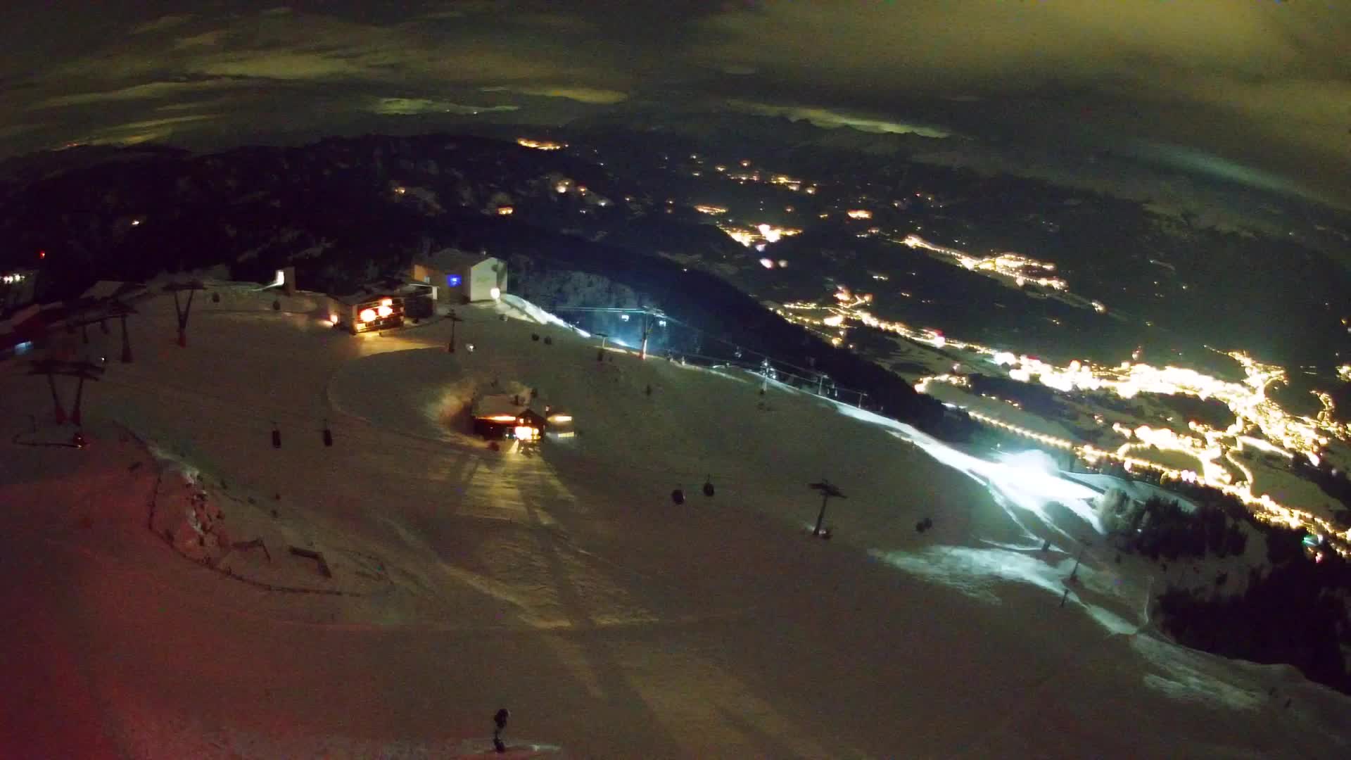 Skigebiet Kronplatz Gipfel | Blick auf Bruneck