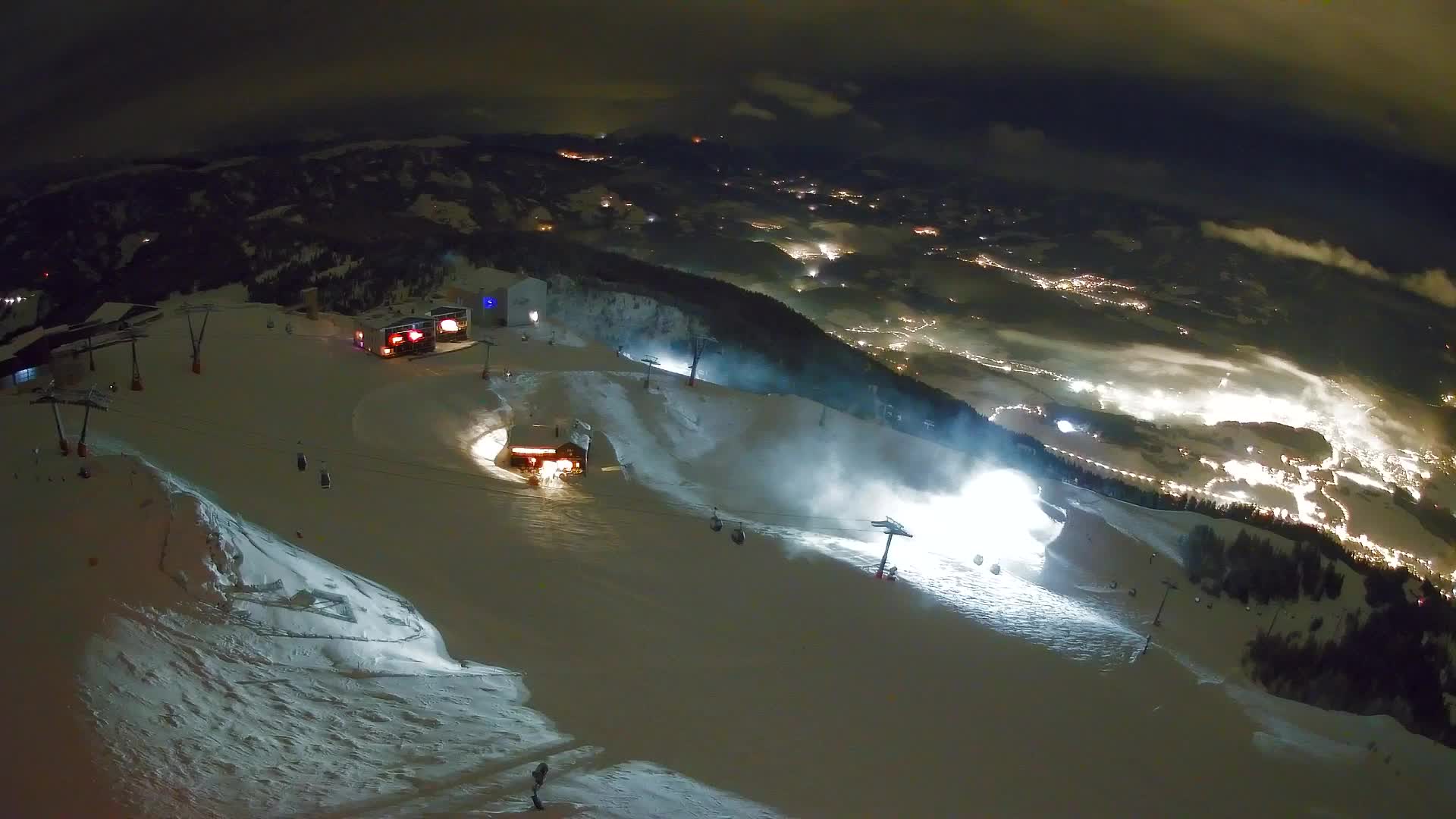 Skigebiet Kronplatz Gipfel | Blick auf Bruneck