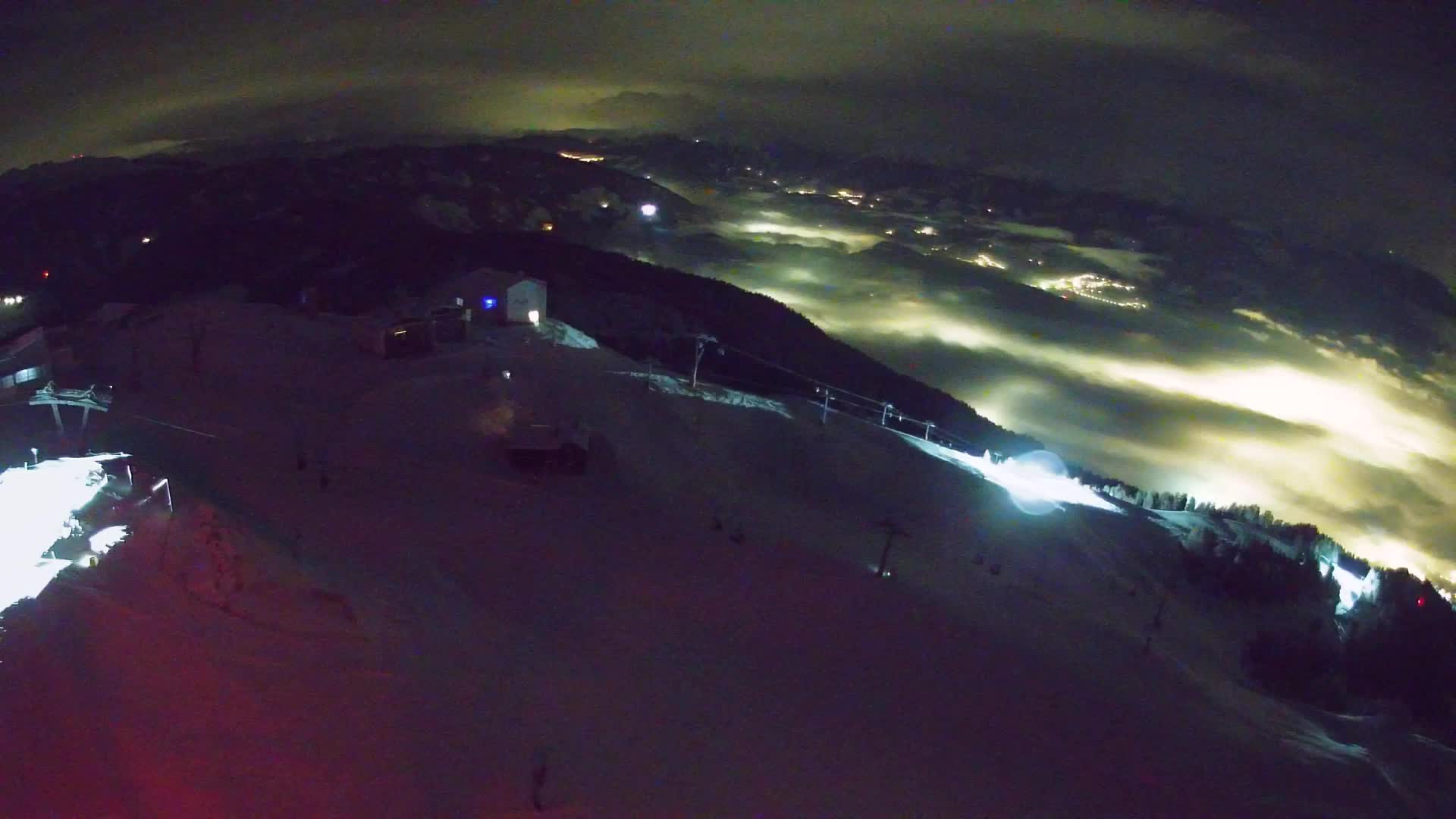 Kronplatz peak Ski resort | view to Bruneck