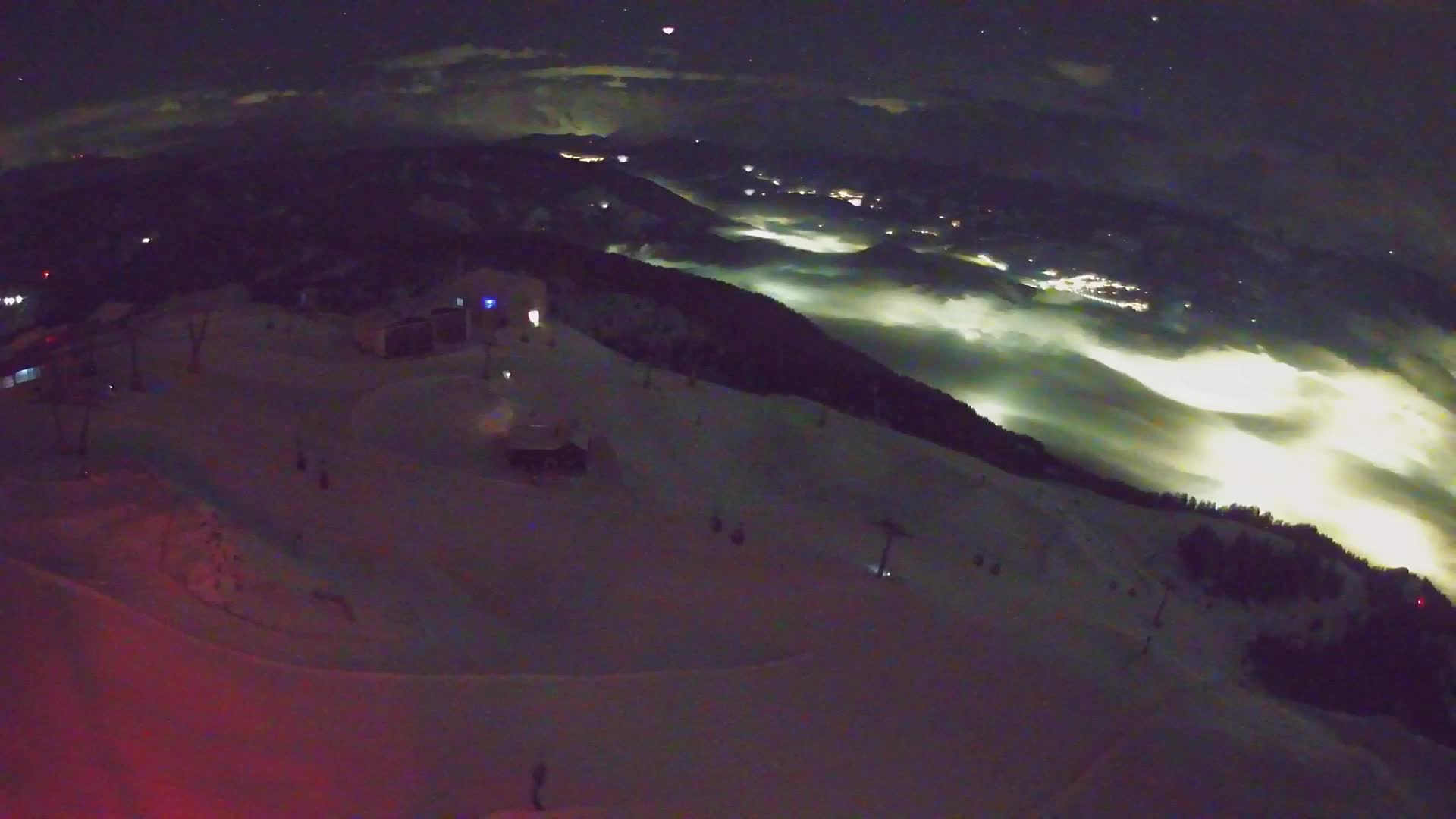 Skigebiet Kronplatz Gipfel | Blick auf Bruneck