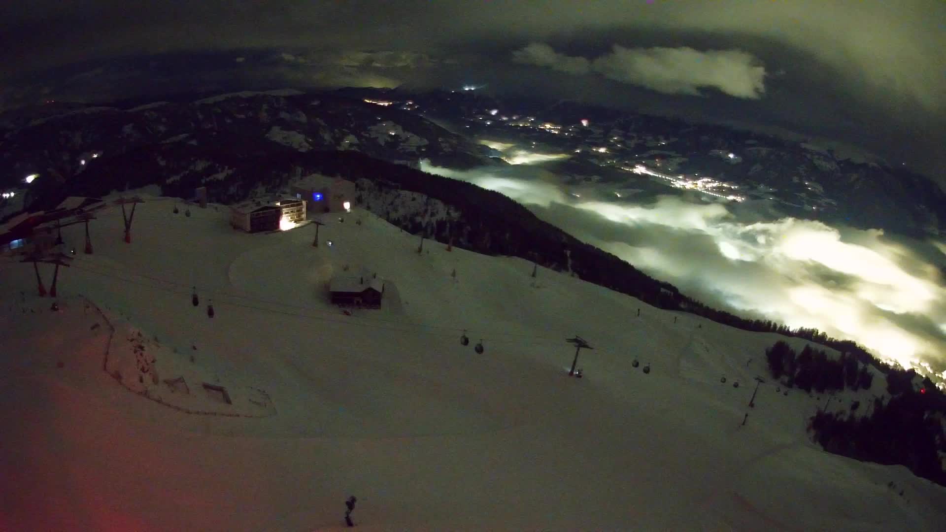 Kronplatz peak Ski resort | view to Bruneck