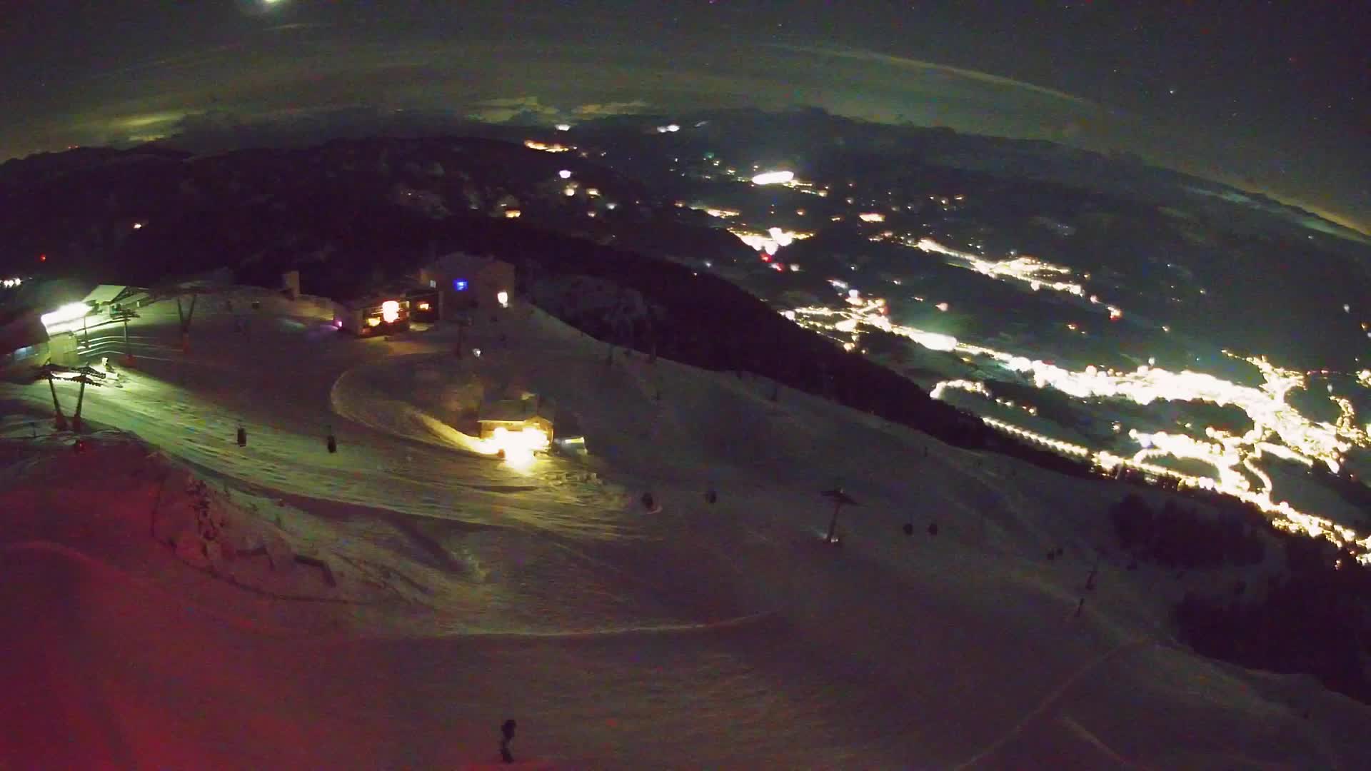 Kronplatz peak Ski resort | view to Bruneck